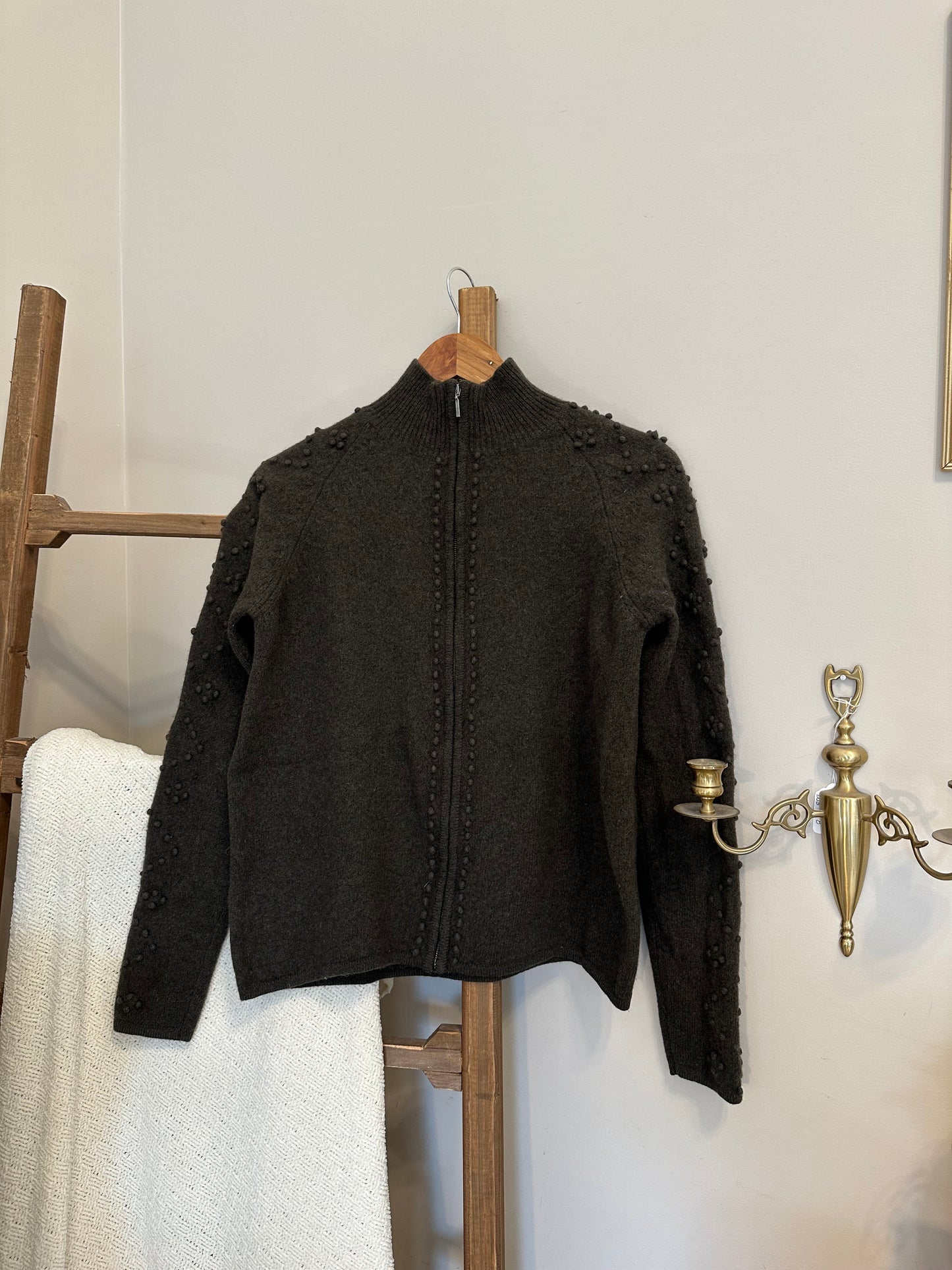 Jillian Jones Zip Up Sweater