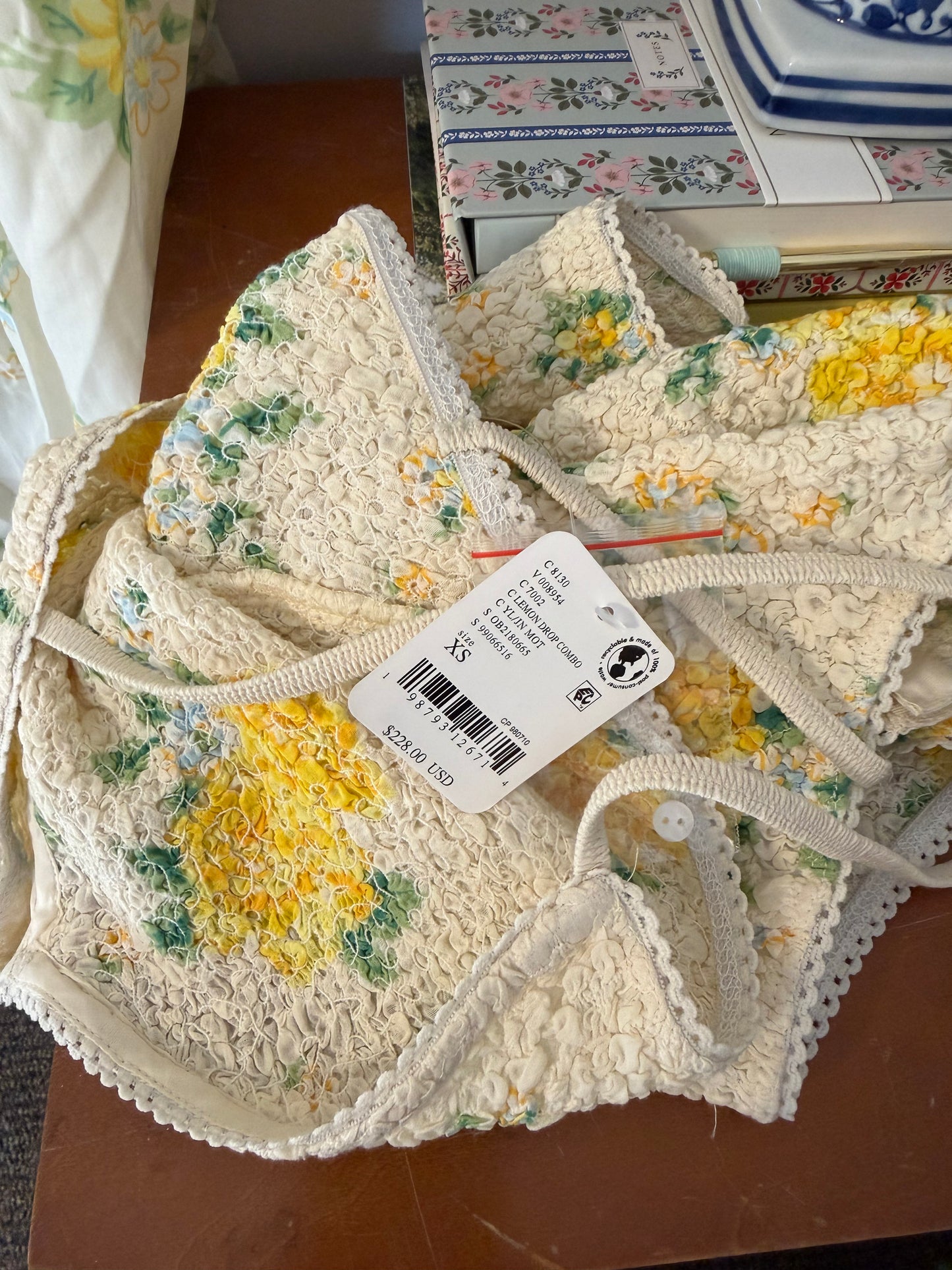 Free People Bodysuit/Skirt Set