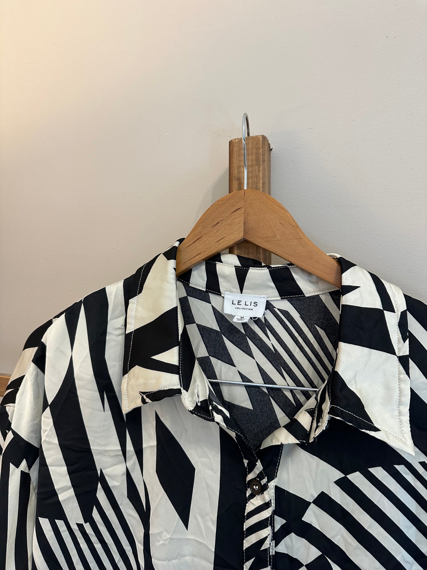 Satin Button Up Shirt