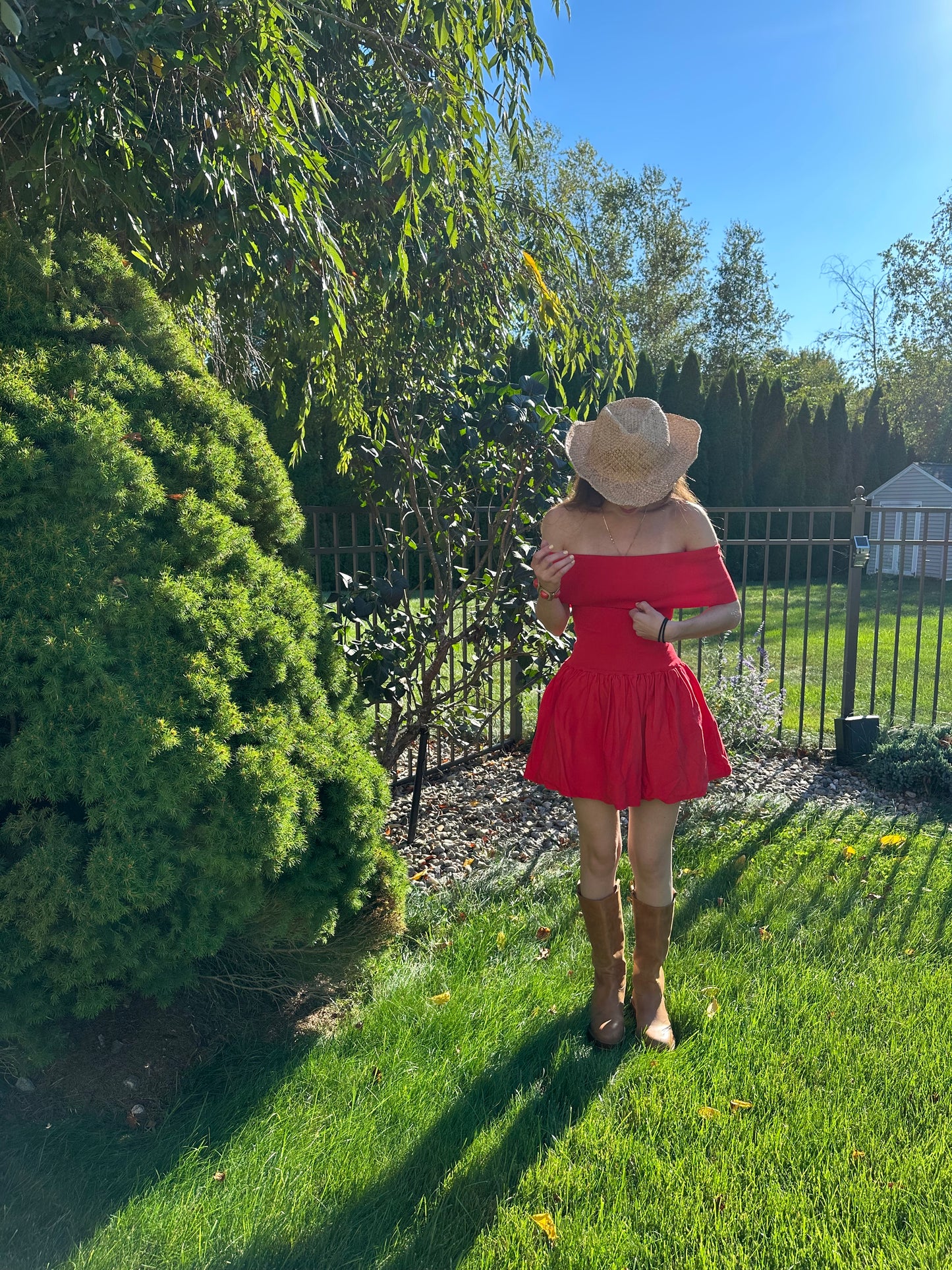 Meshki Off Shoulder Mini Dress