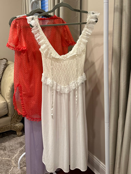 Vintage Satinique Night Gown