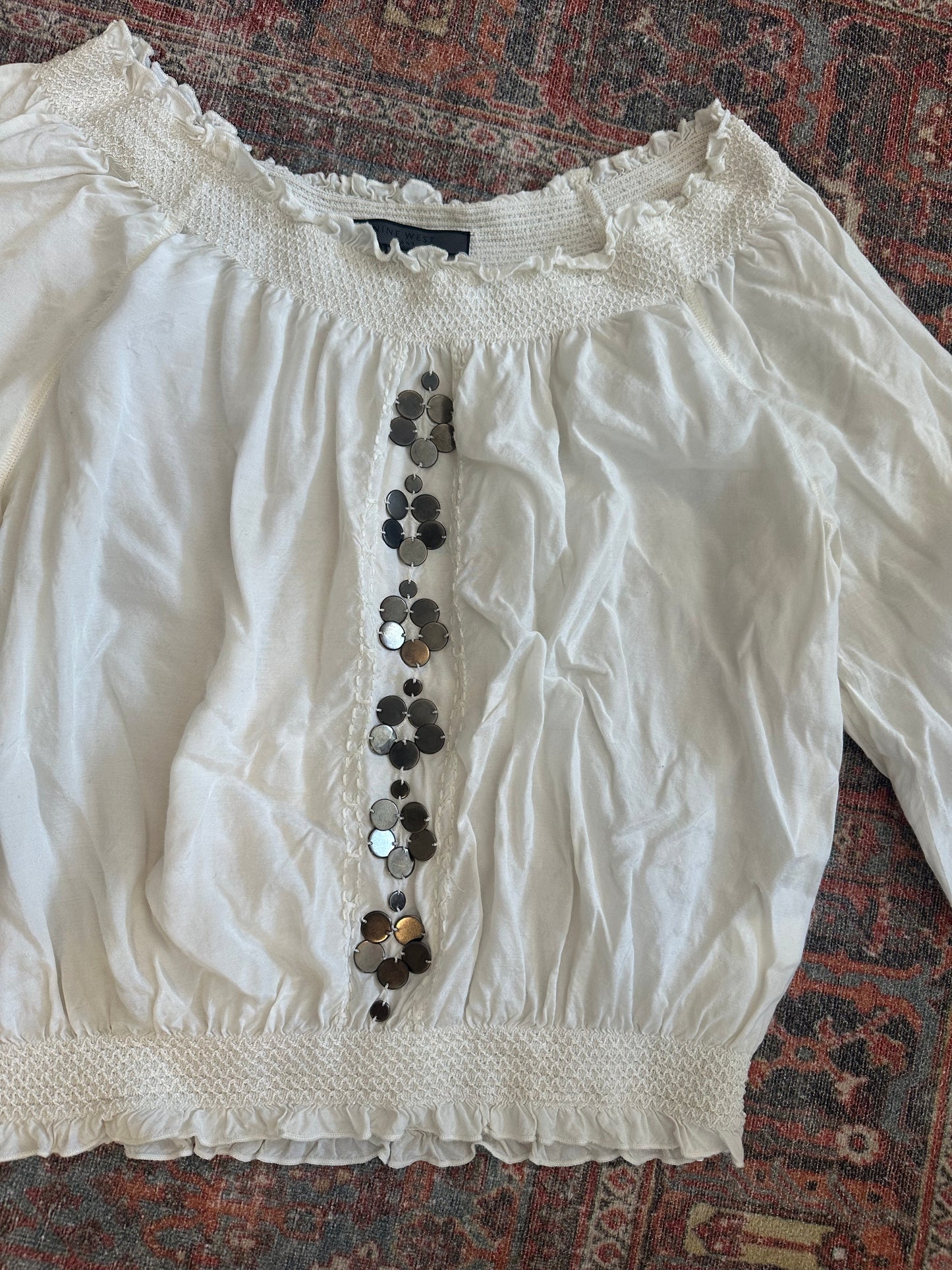 Off The Shoulder Nine West Top