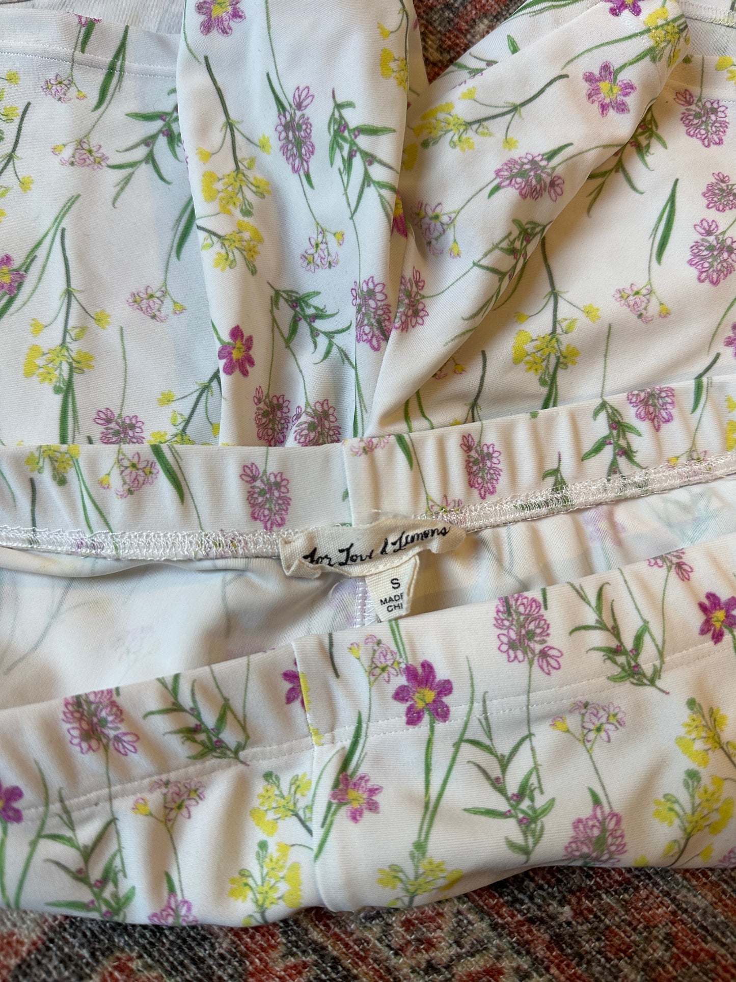 For Love & Lemons Floral Shorts