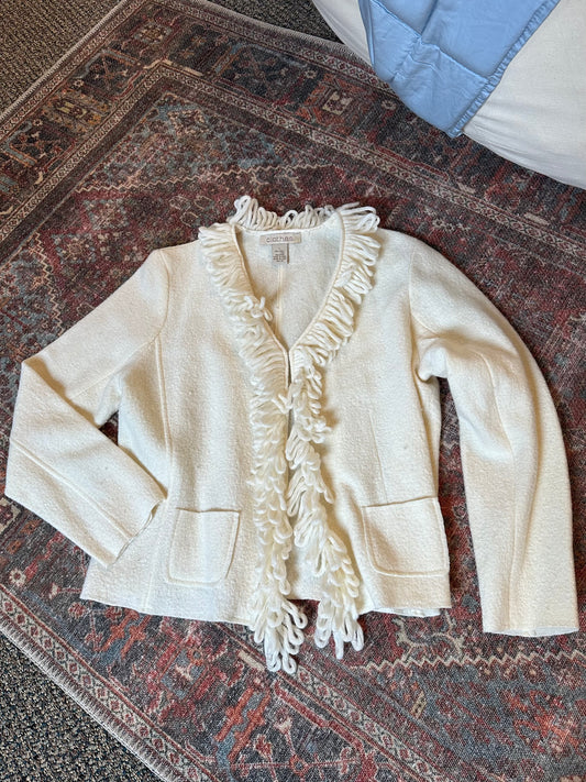 Fringe Cardigan Sweater