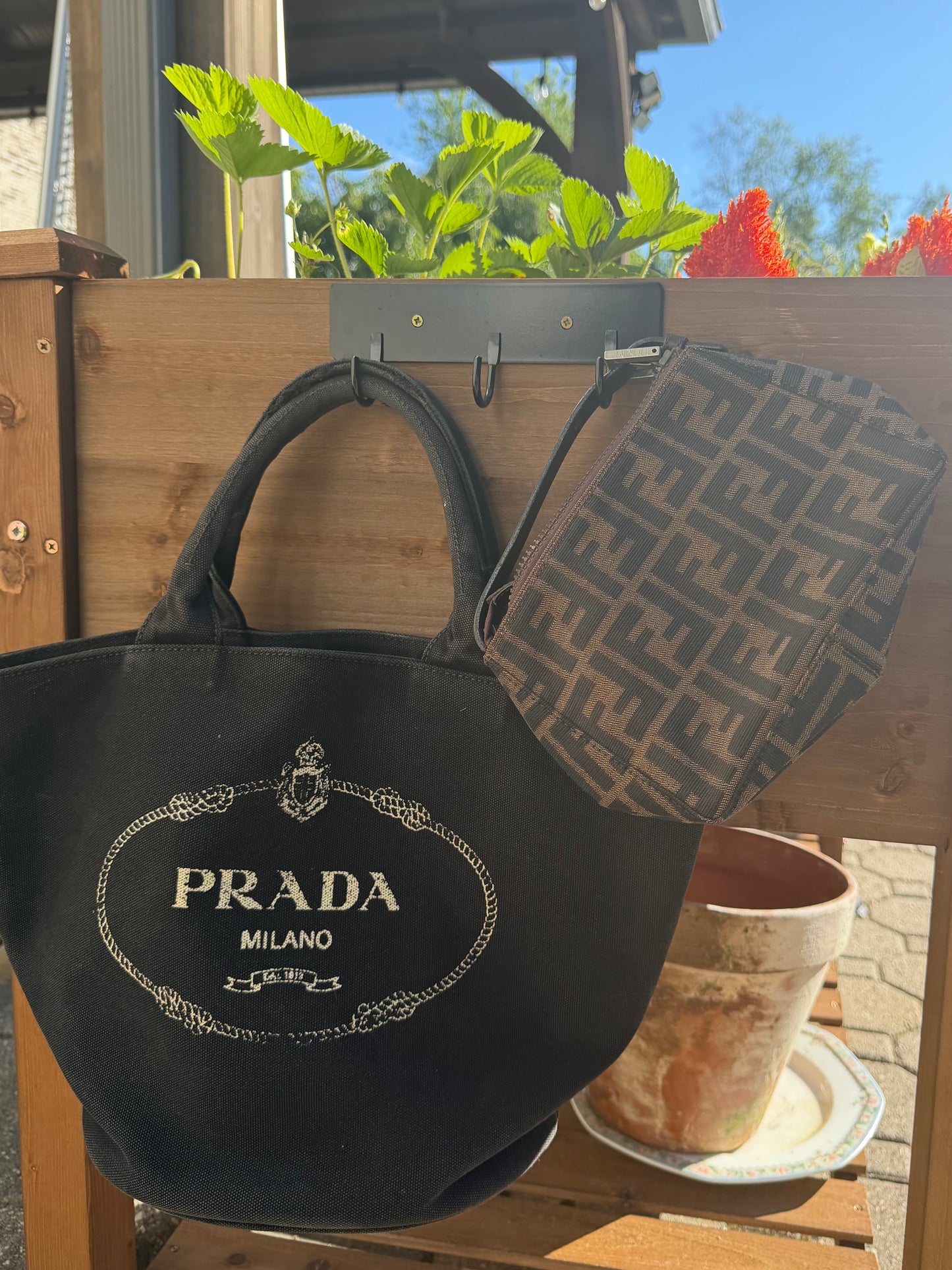 Prada Canvas Tote