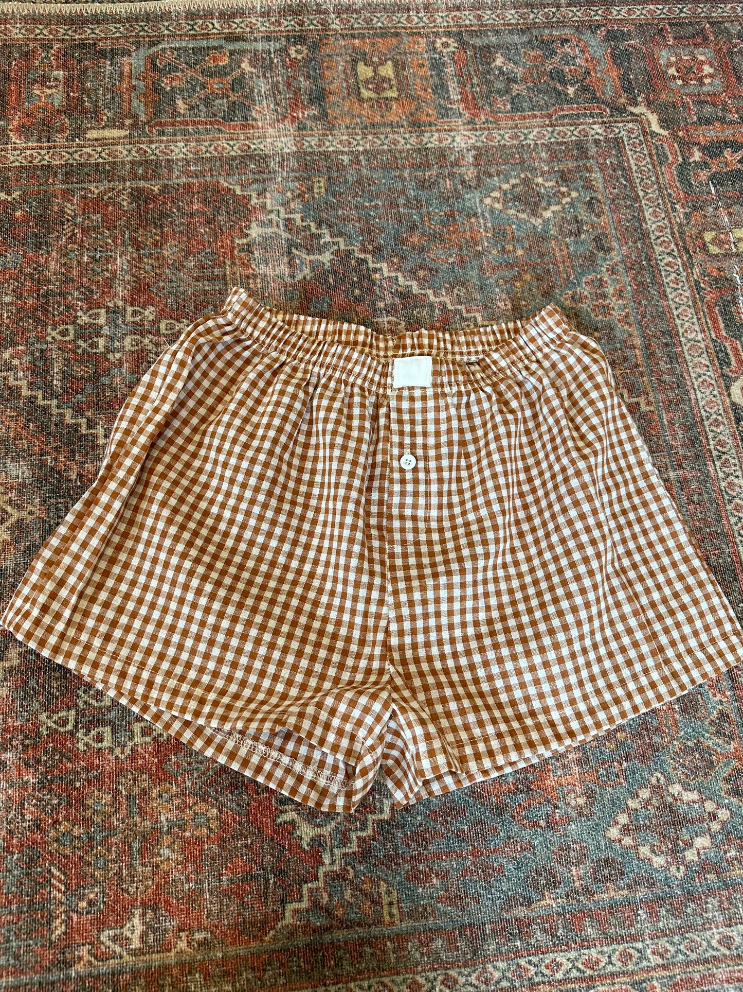 Gingham Boxer Short