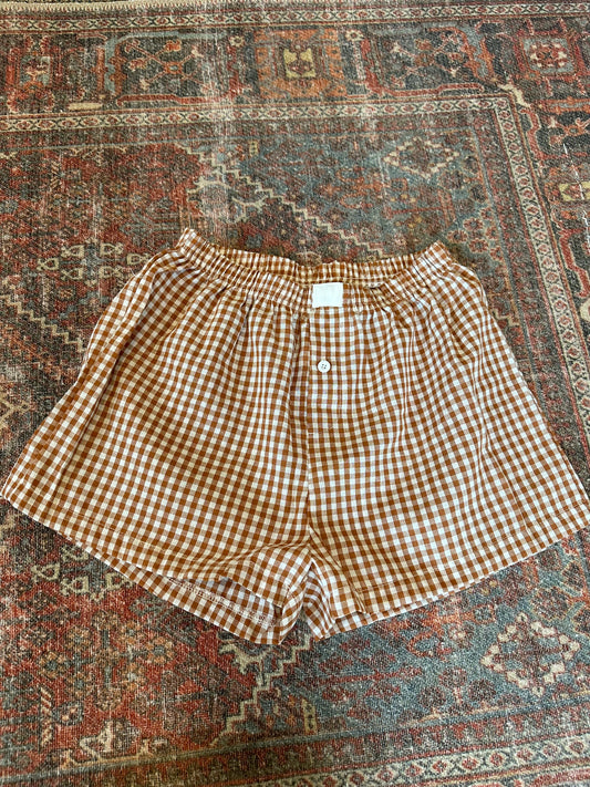 Gingham Boxer Short