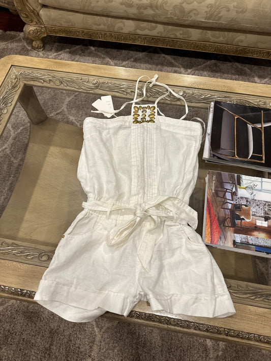Linen Halter Romper