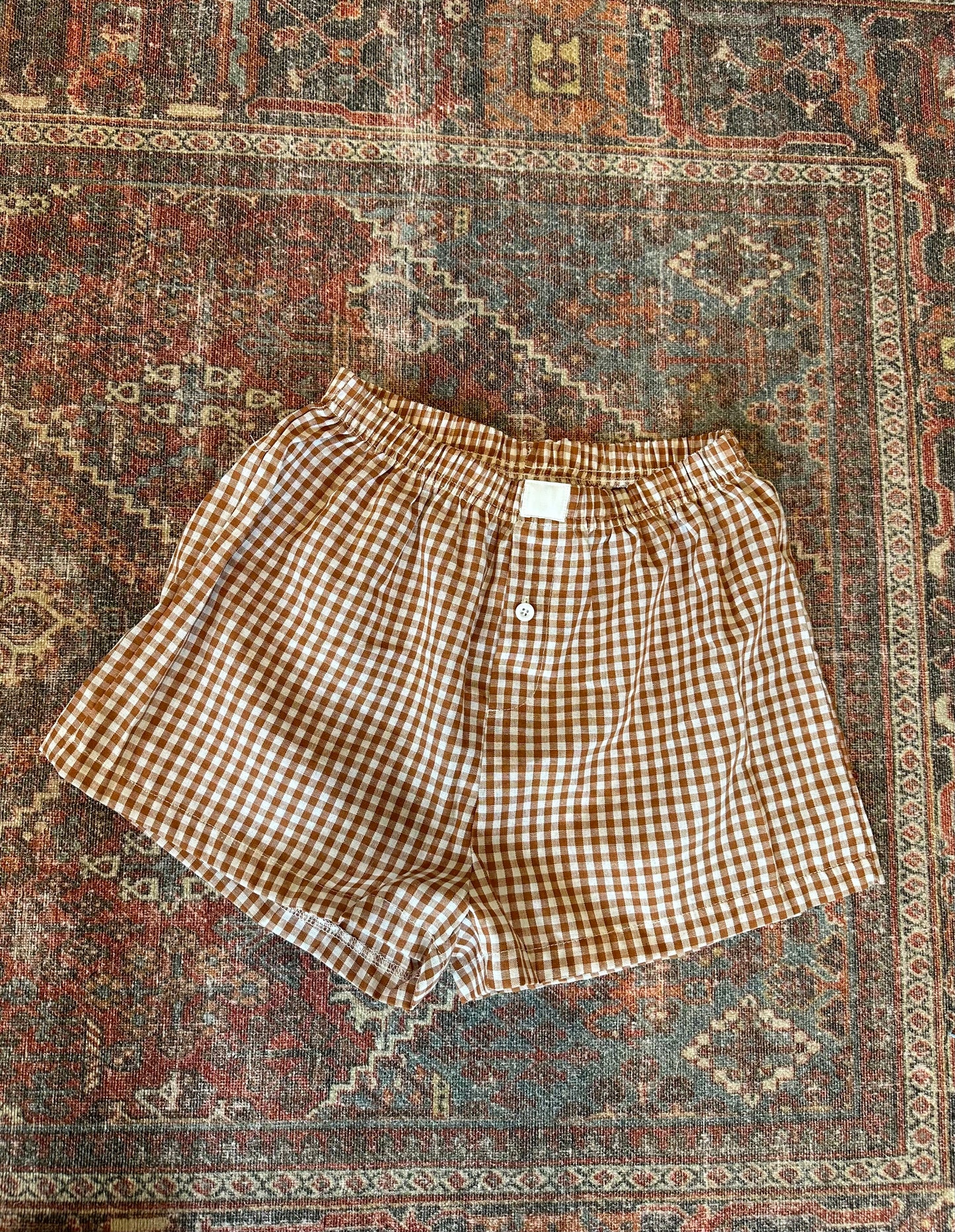 Gingham Boxer Short