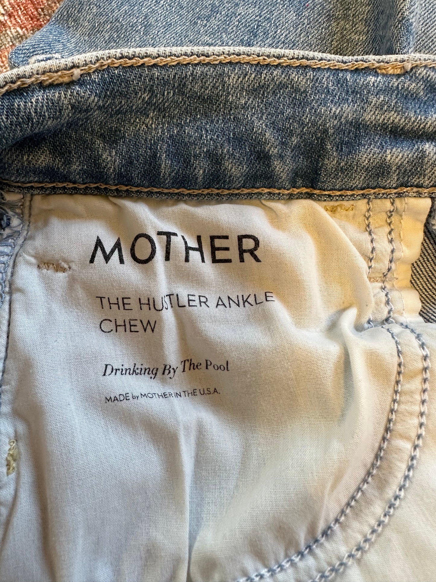 Mother Denim “The Hustler Ankle Chew”