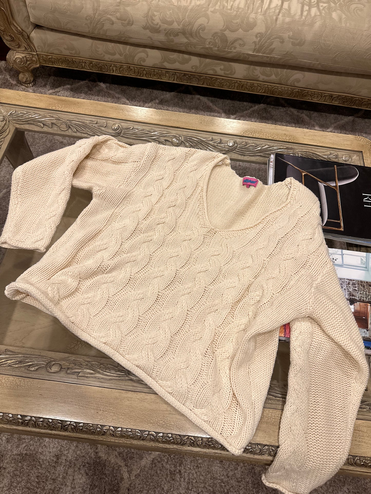 Edikted Cable Knit Sweater