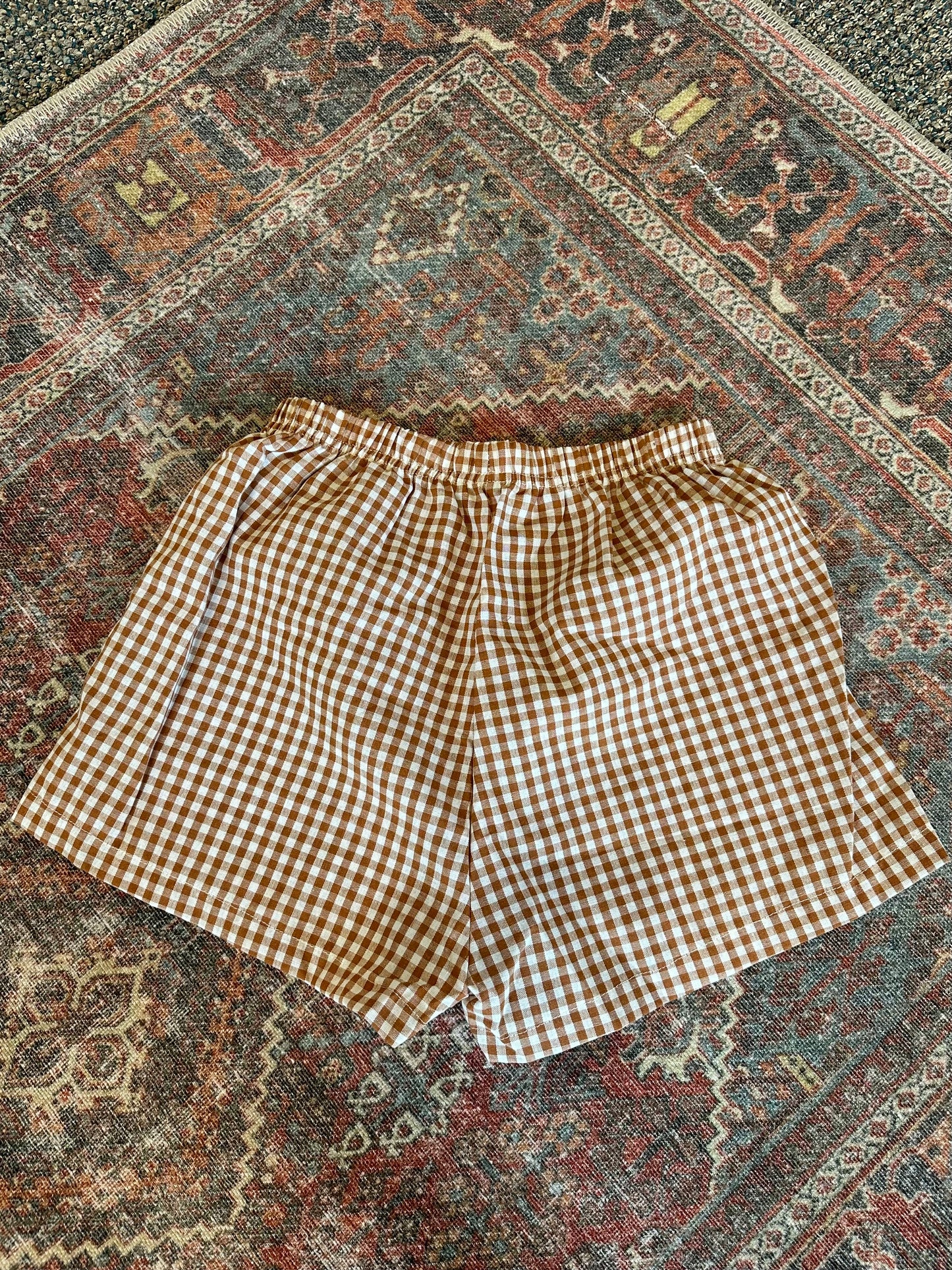 Gingham Boxer Short