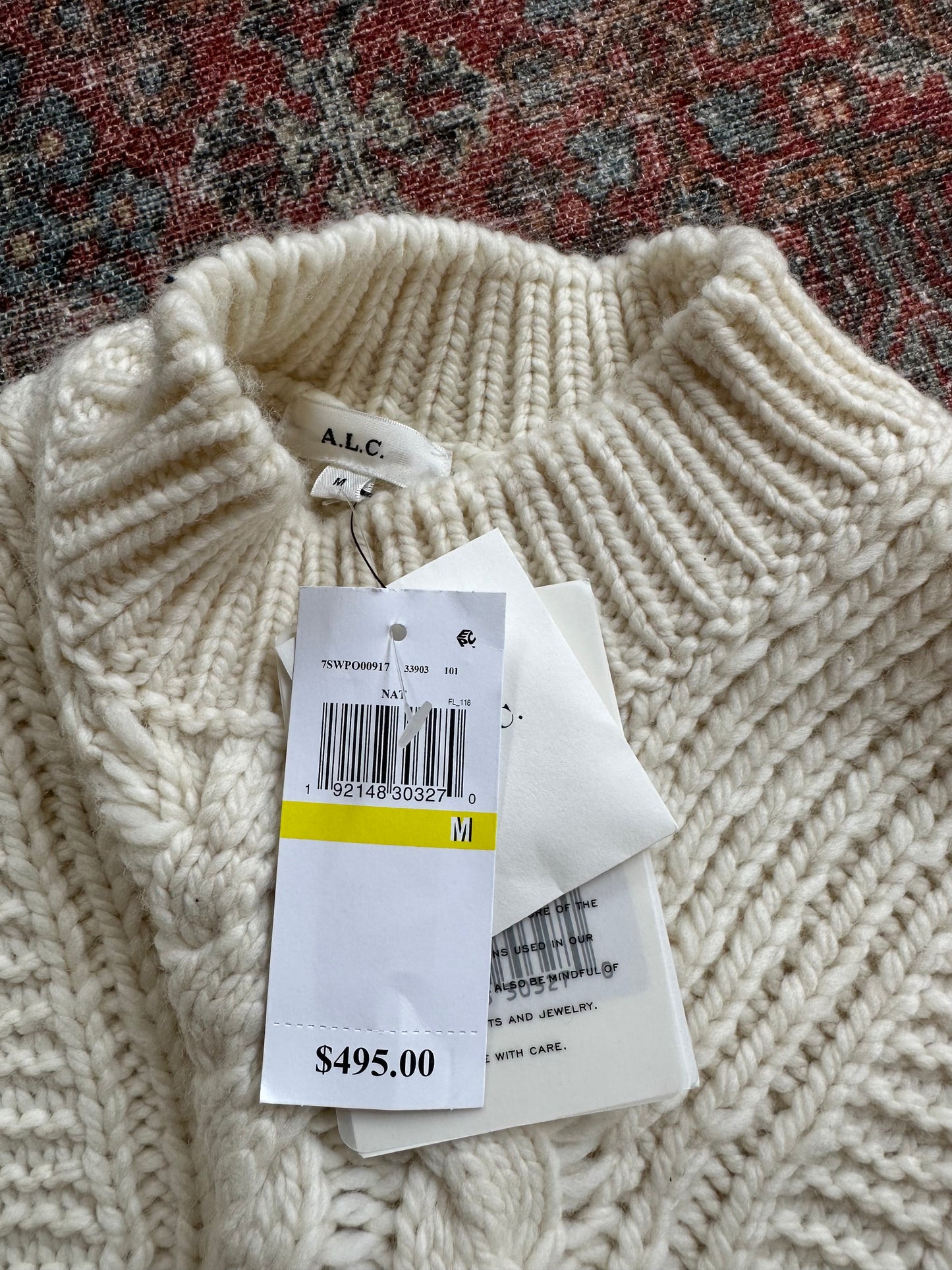 A.L.C. Cable Knit Sweater