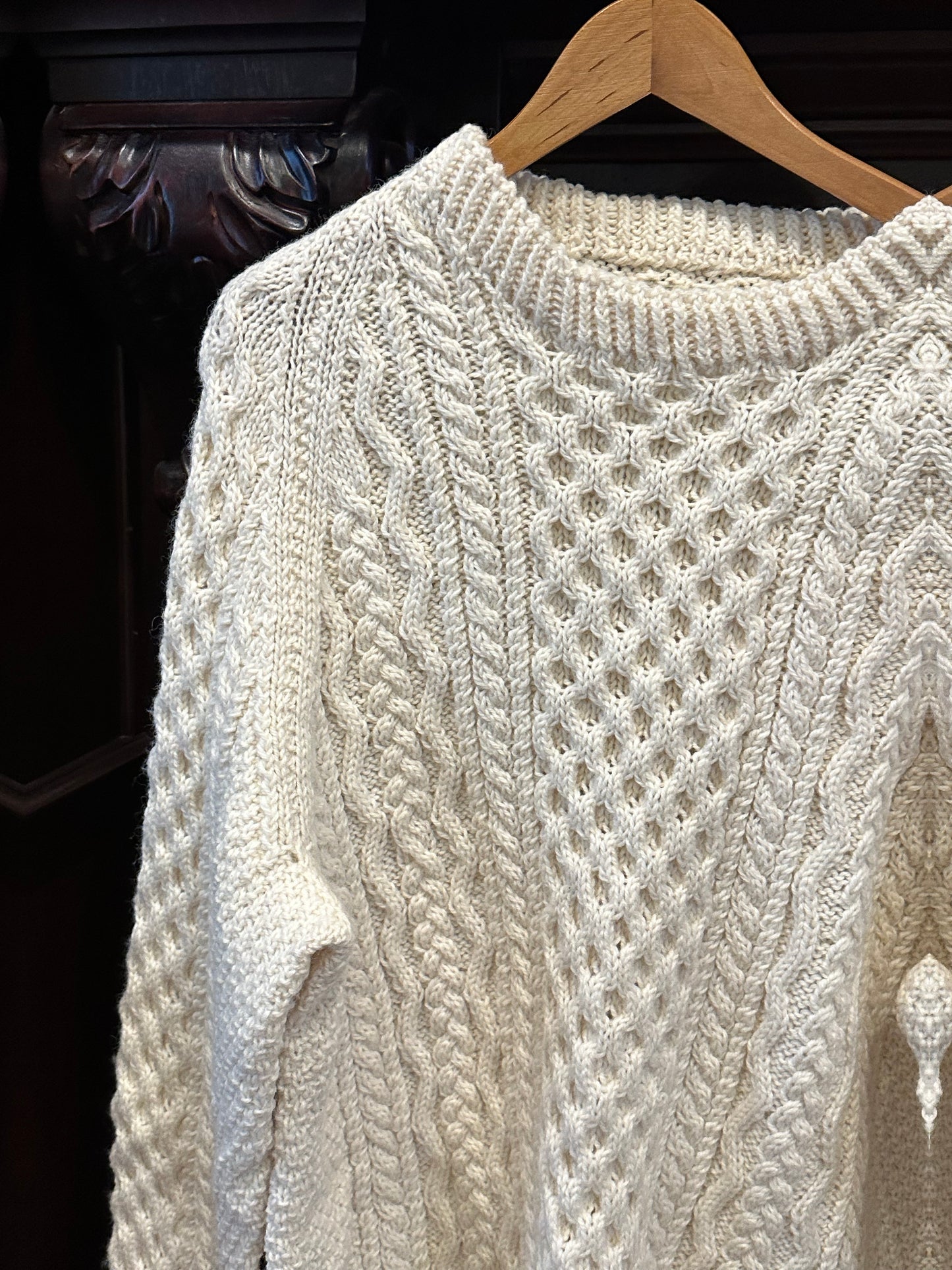 Blarney HandKnit in Ireland Cable Knit Sweater