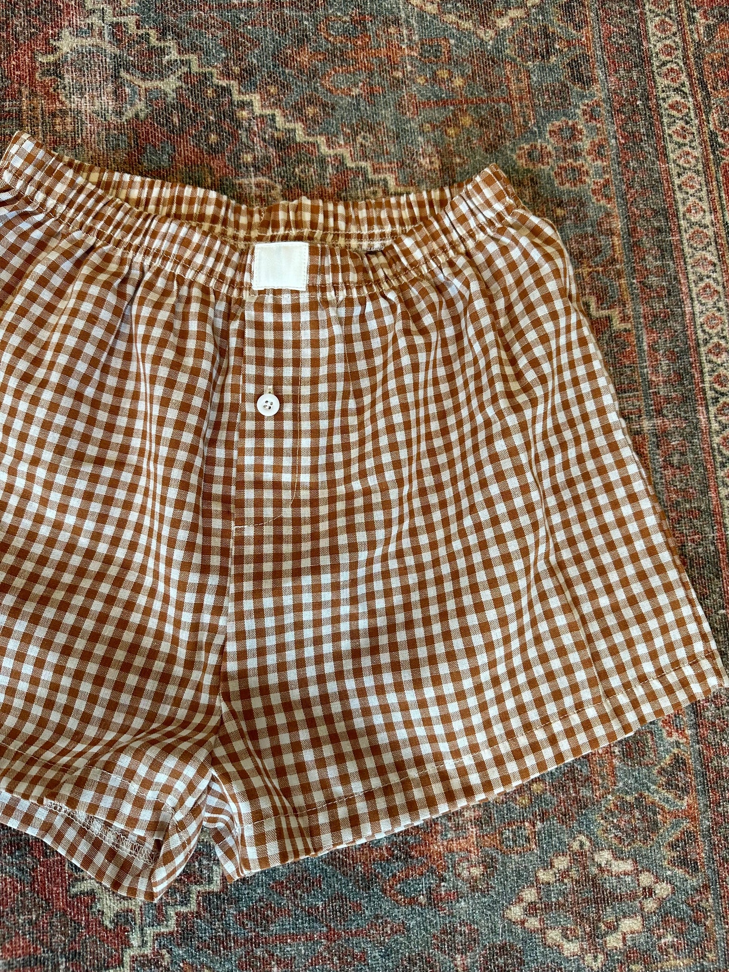 Gingham Boxer Short