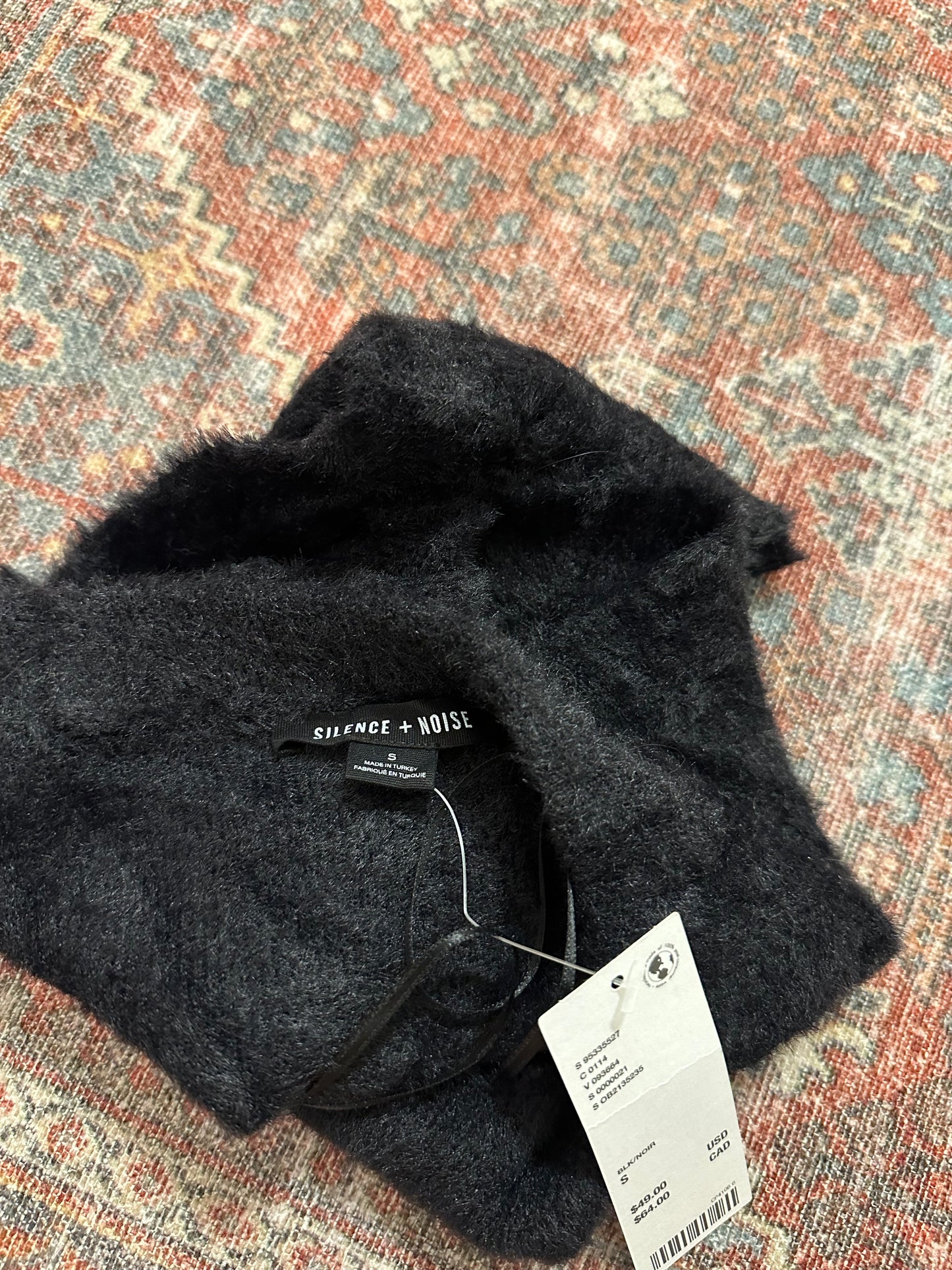 Halter Top Open Back Fur Top