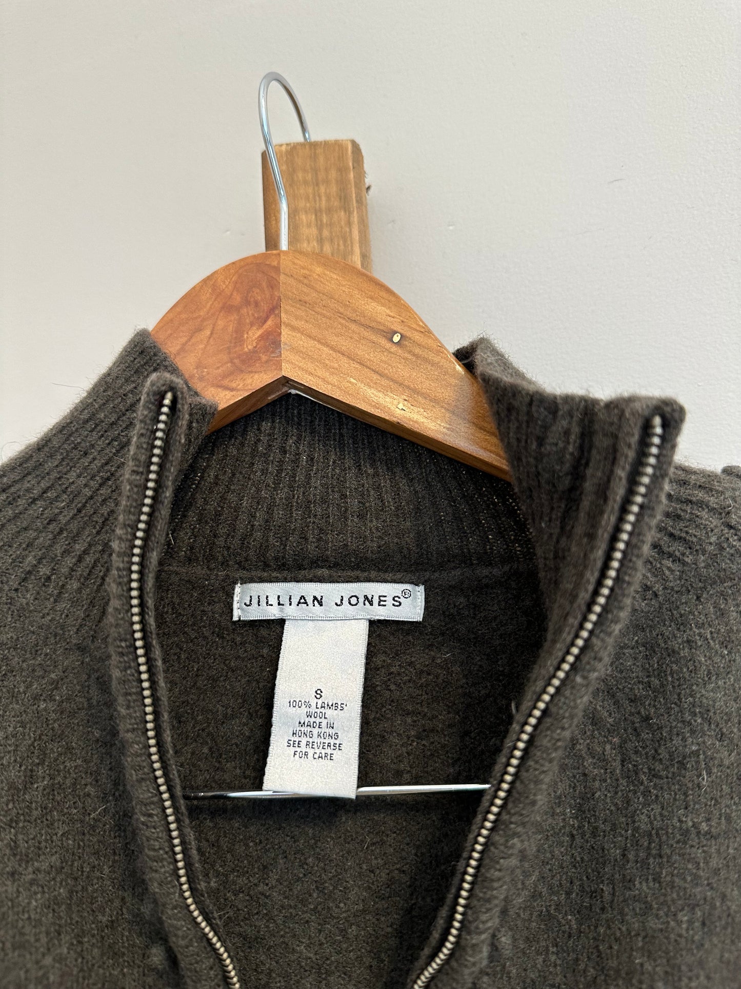 Jillian Jones Zip Up Sweater