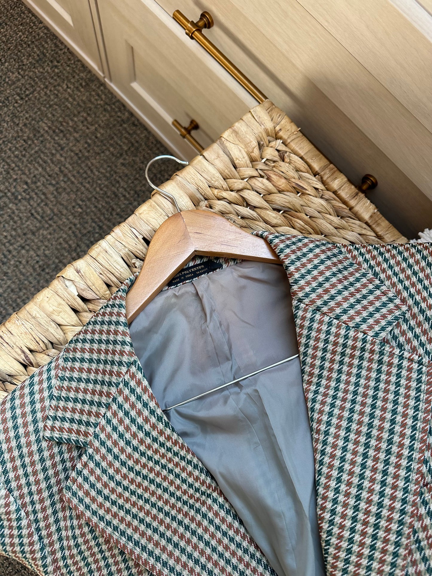 Plaid Blazer Jacket