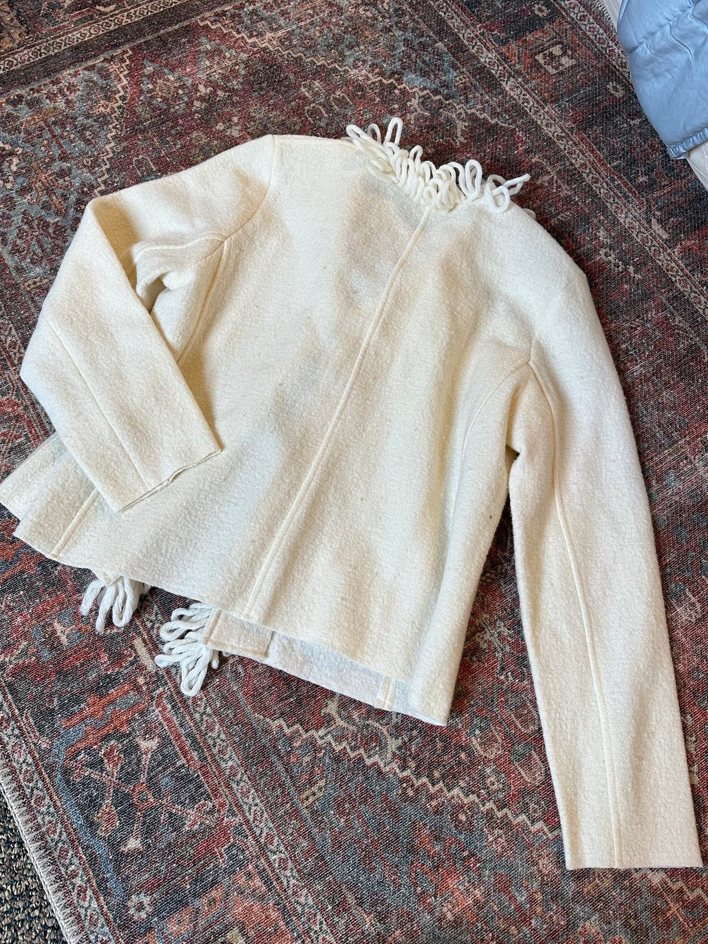 Fringe Cardigan Sweater