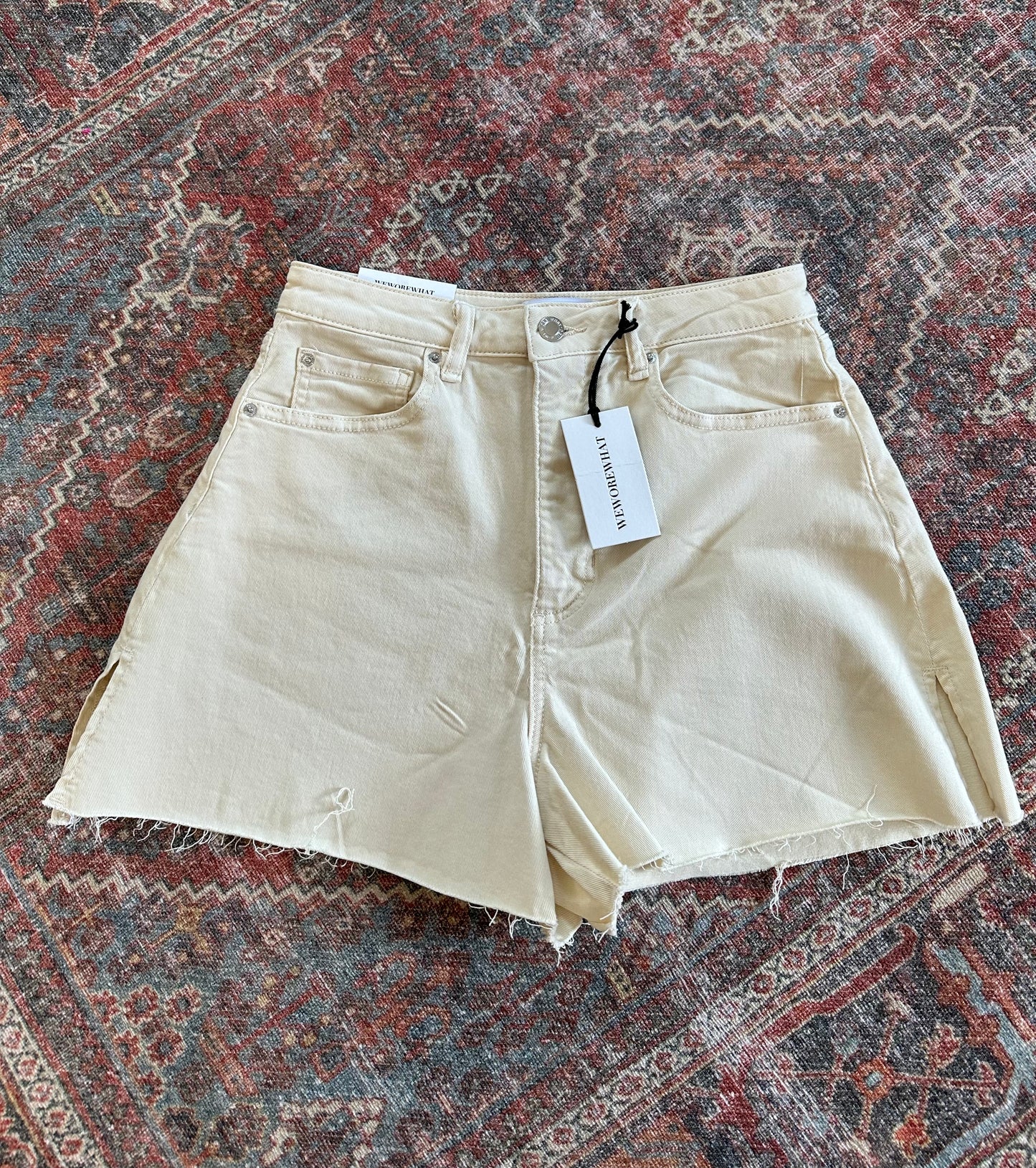 WeWoreWhat High Rise Boyfriend Short