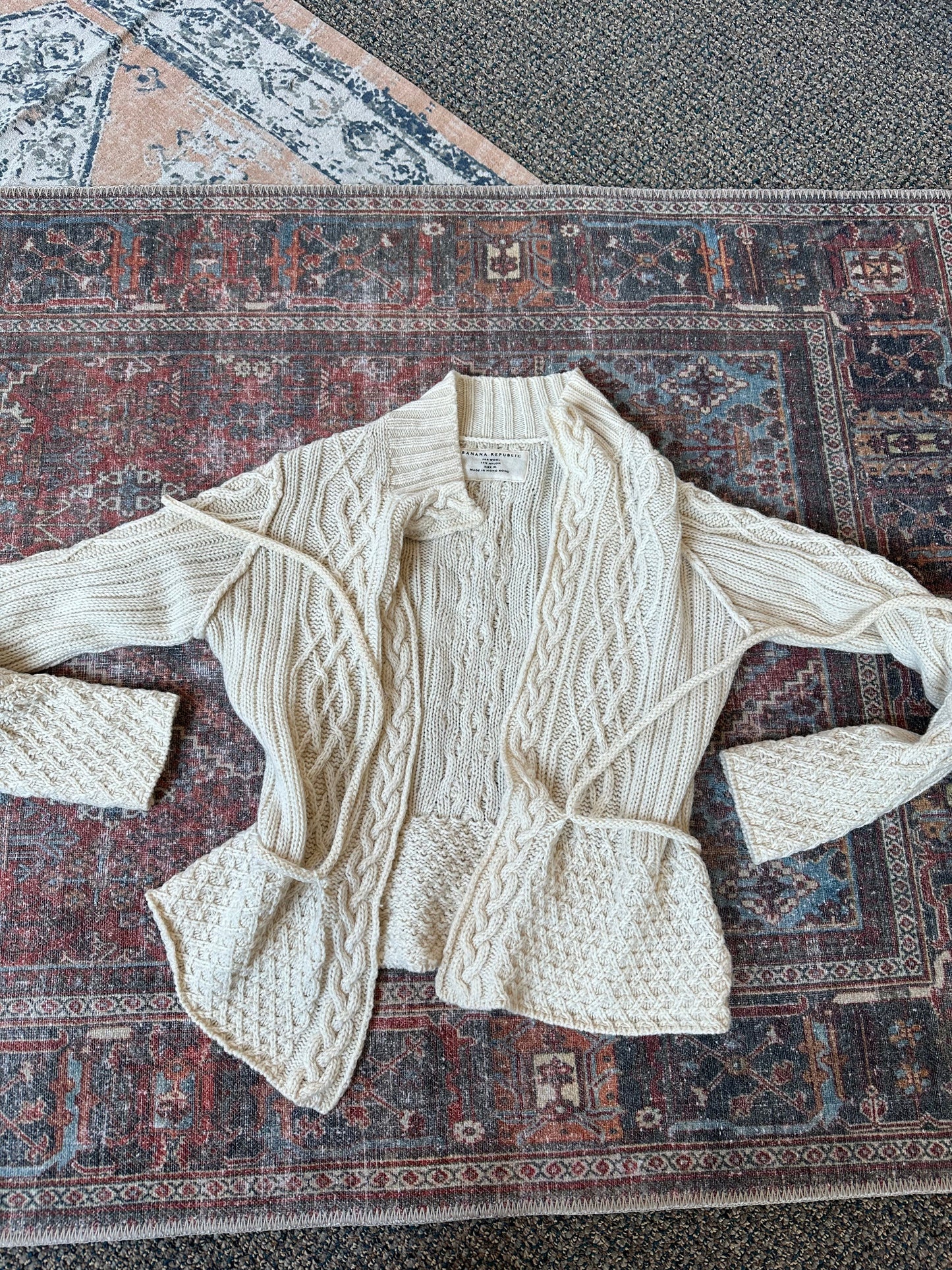 Banana Republic Wool Cable Knit Sweater
