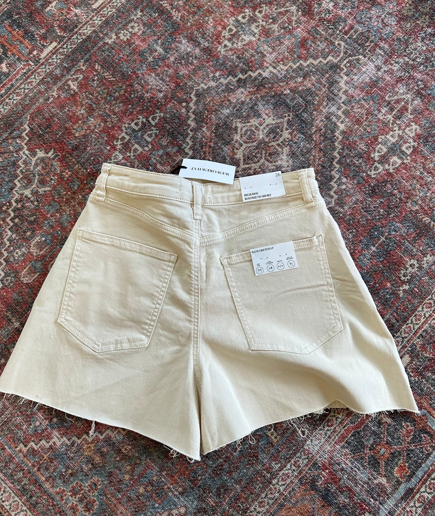 WeWoreWhat High Rise Boyfriend Short