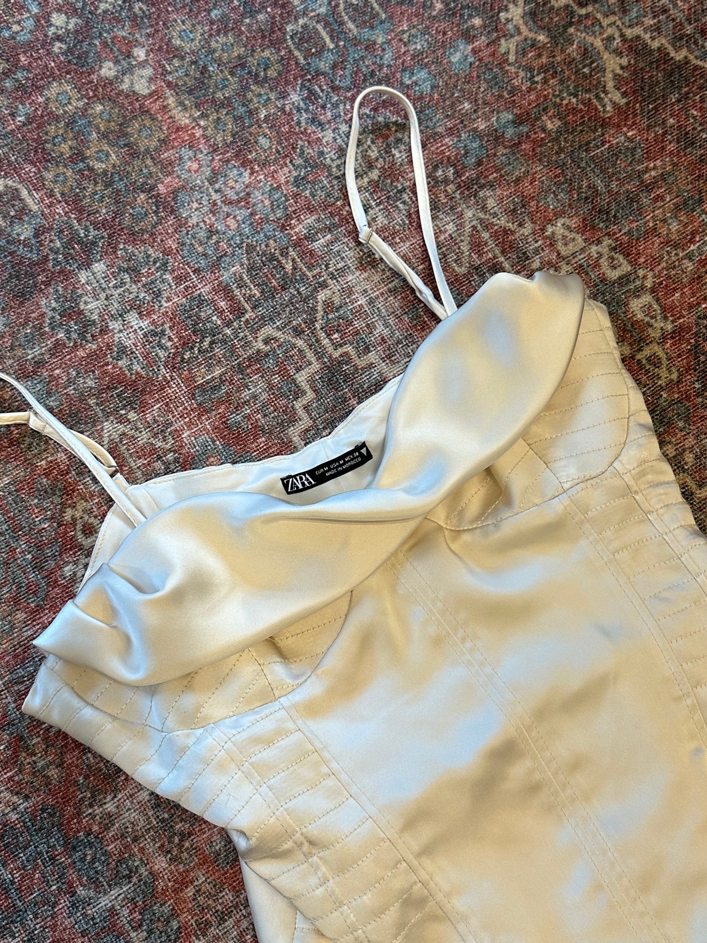 Zara Satin Bodysuit