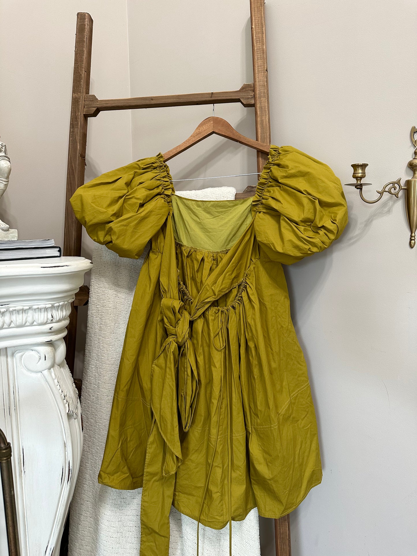 Puff Sleeve Babydoll Dress