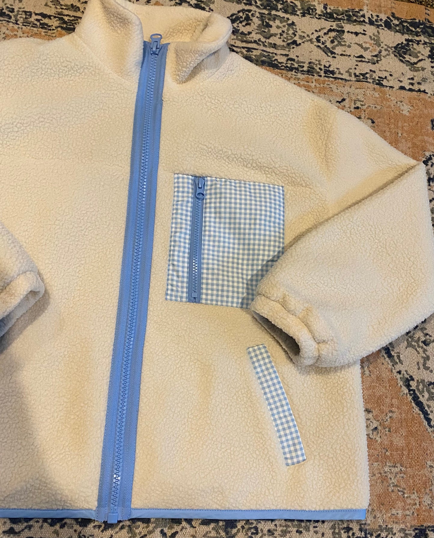 Sandy Liang x Target Gingham Fleece Jacket