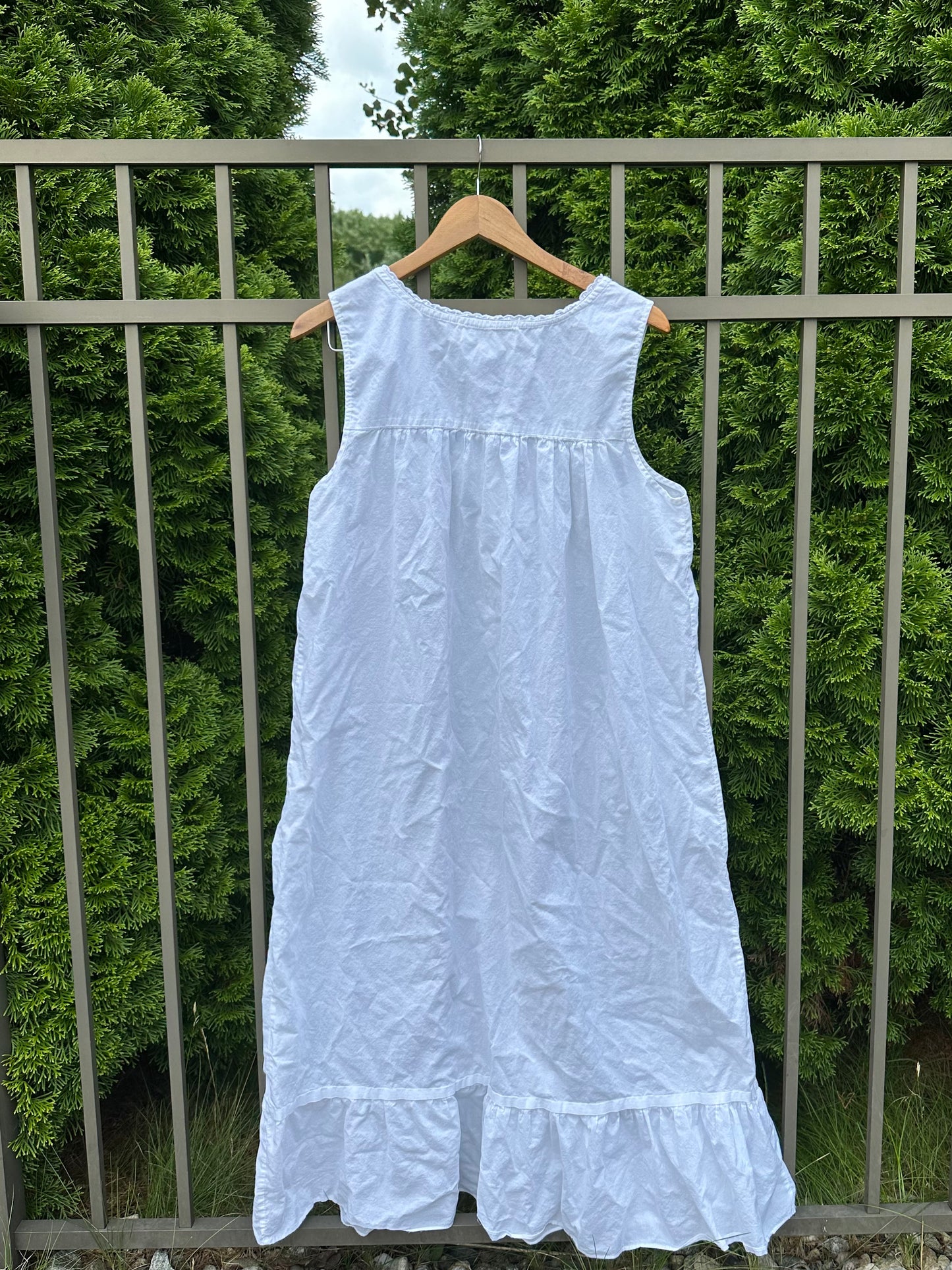 Eileen West Lace Trim Nightgown Dress