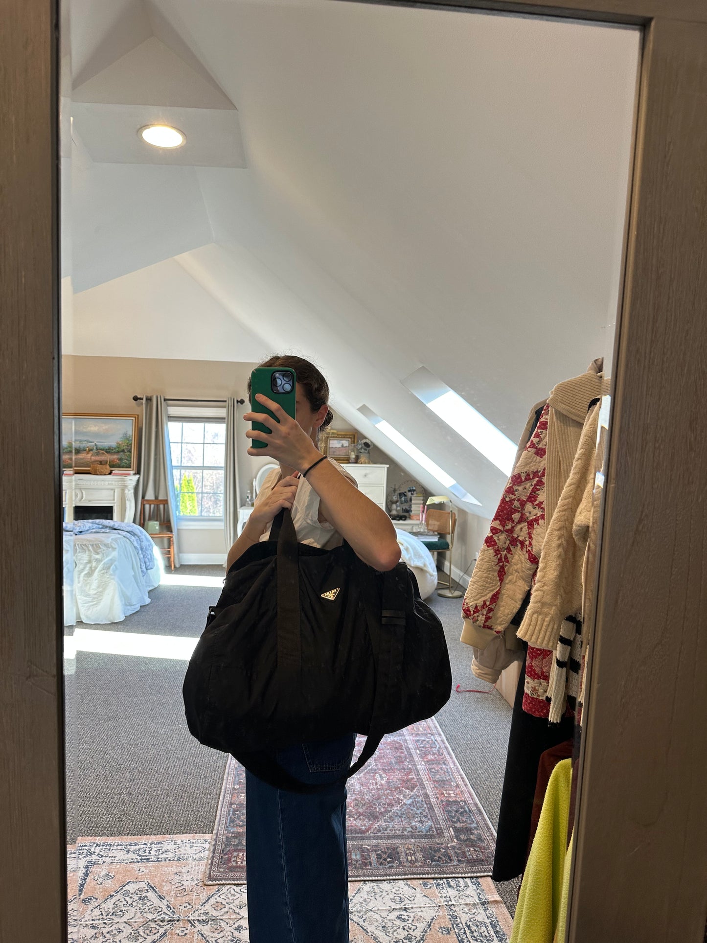Prada Tessuto Duffle Bag