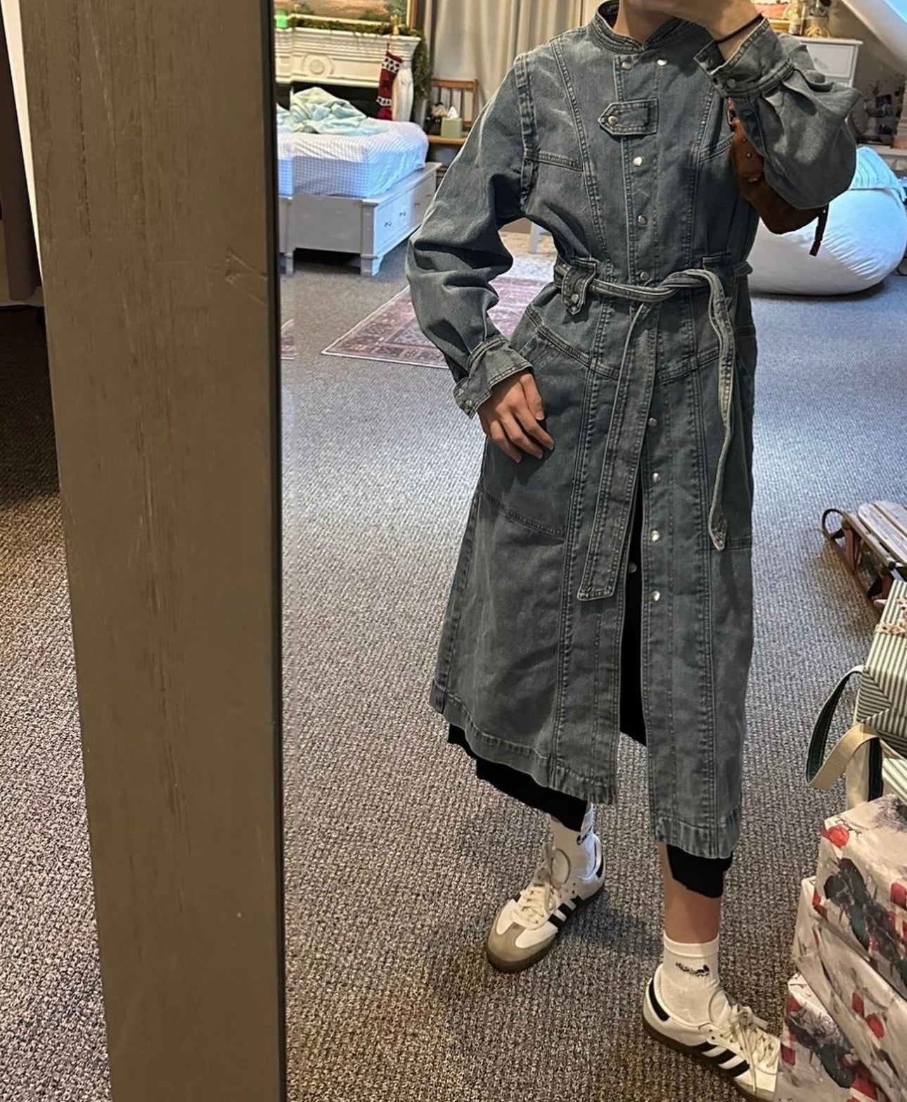 H&M Denim Trench Jacket