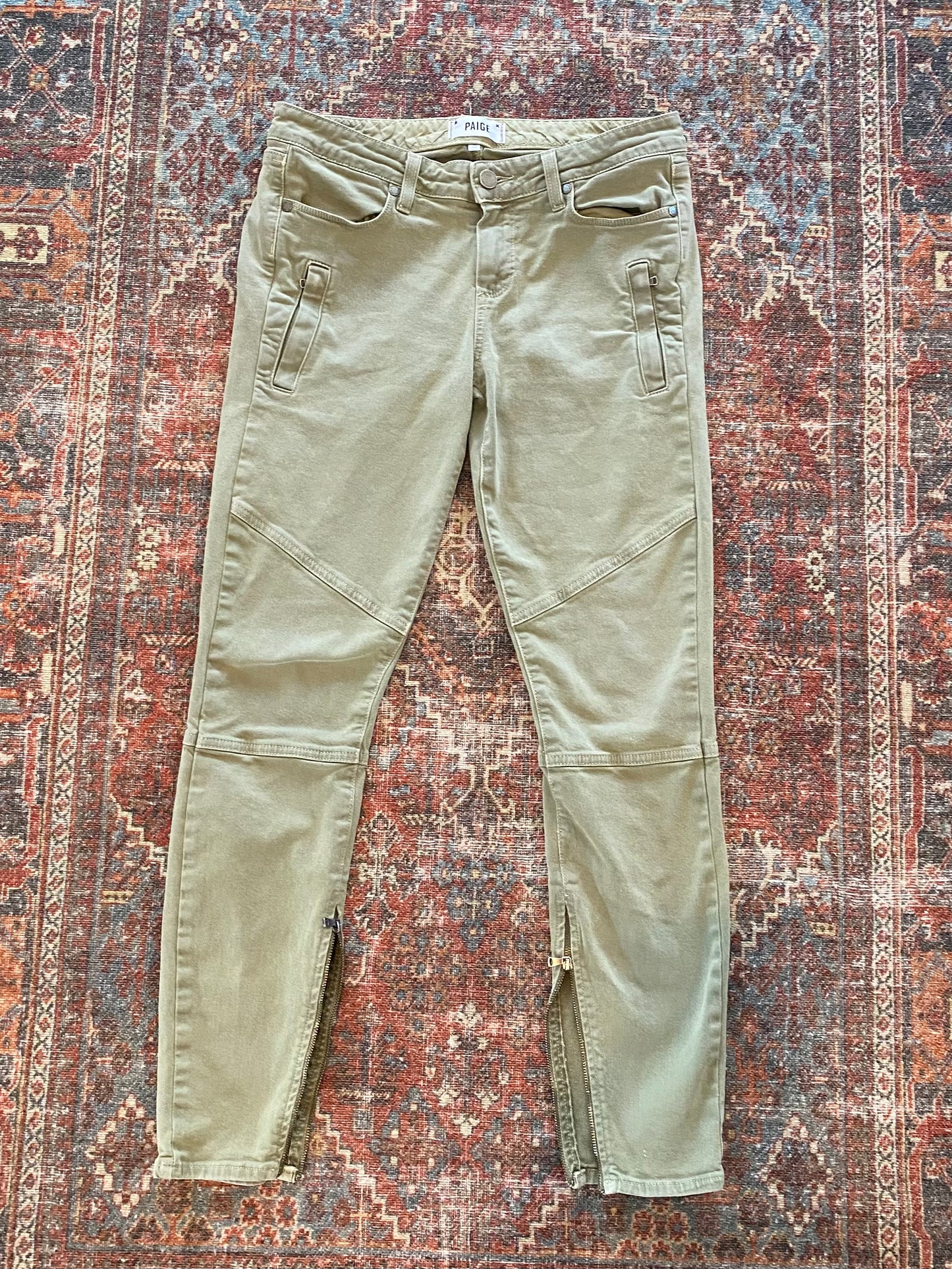 PAIGE Ankle Zip Pants