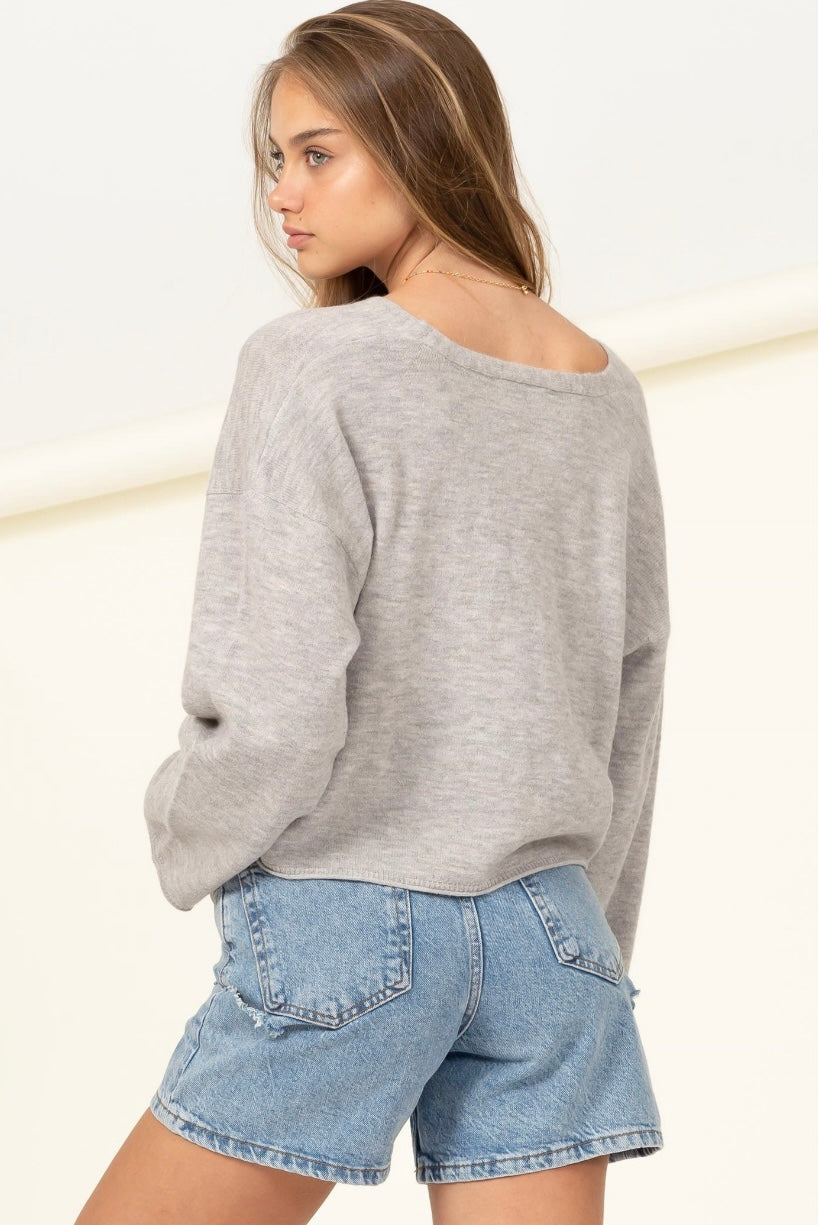 Tie-Front Cardigan Sweater