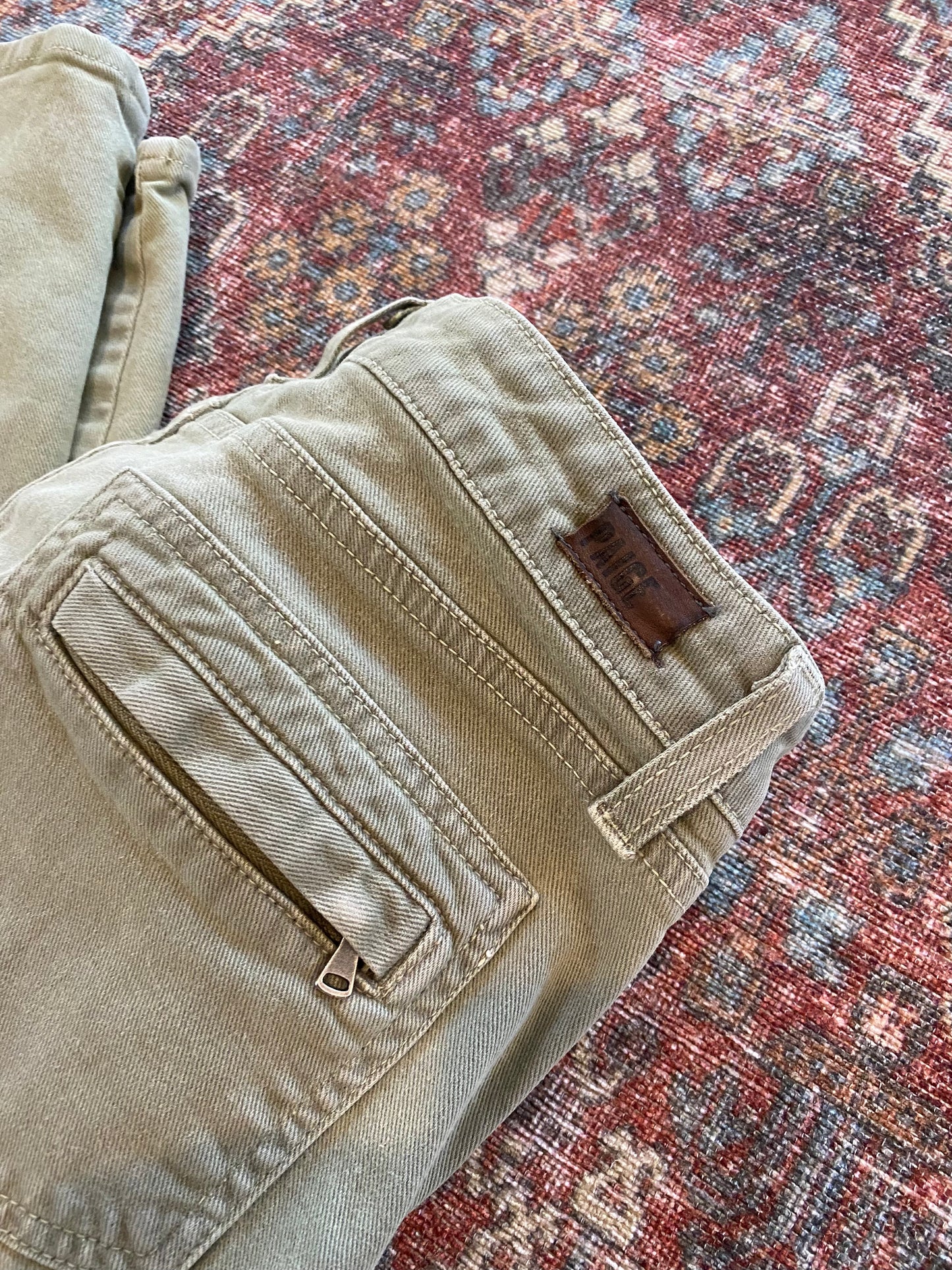 PAIGE Ankle Zip Pants