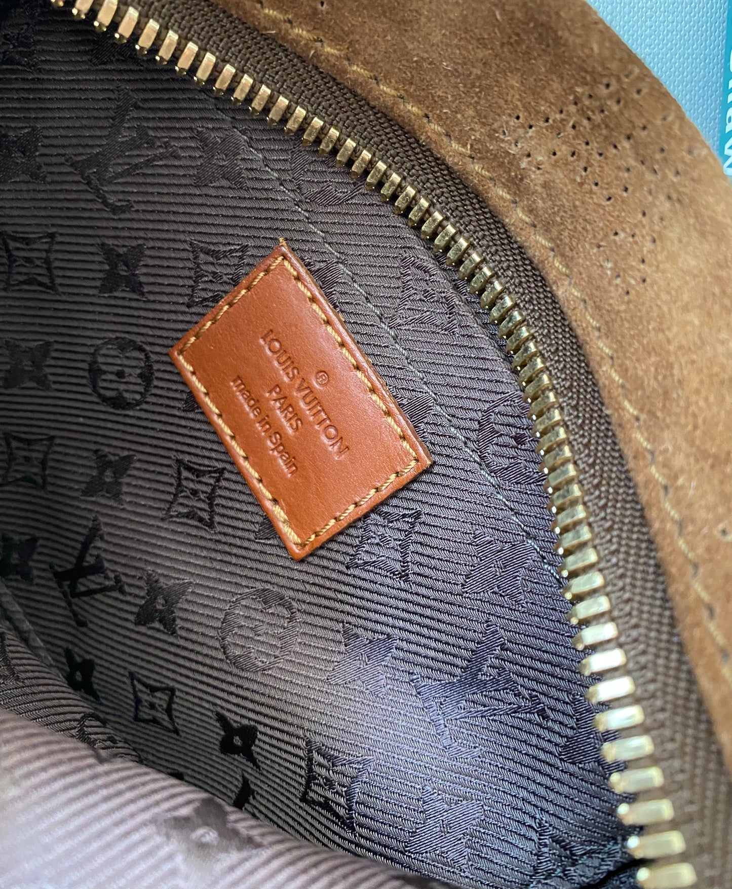 Louis Vuitton Suede Onatah Hobo Bag