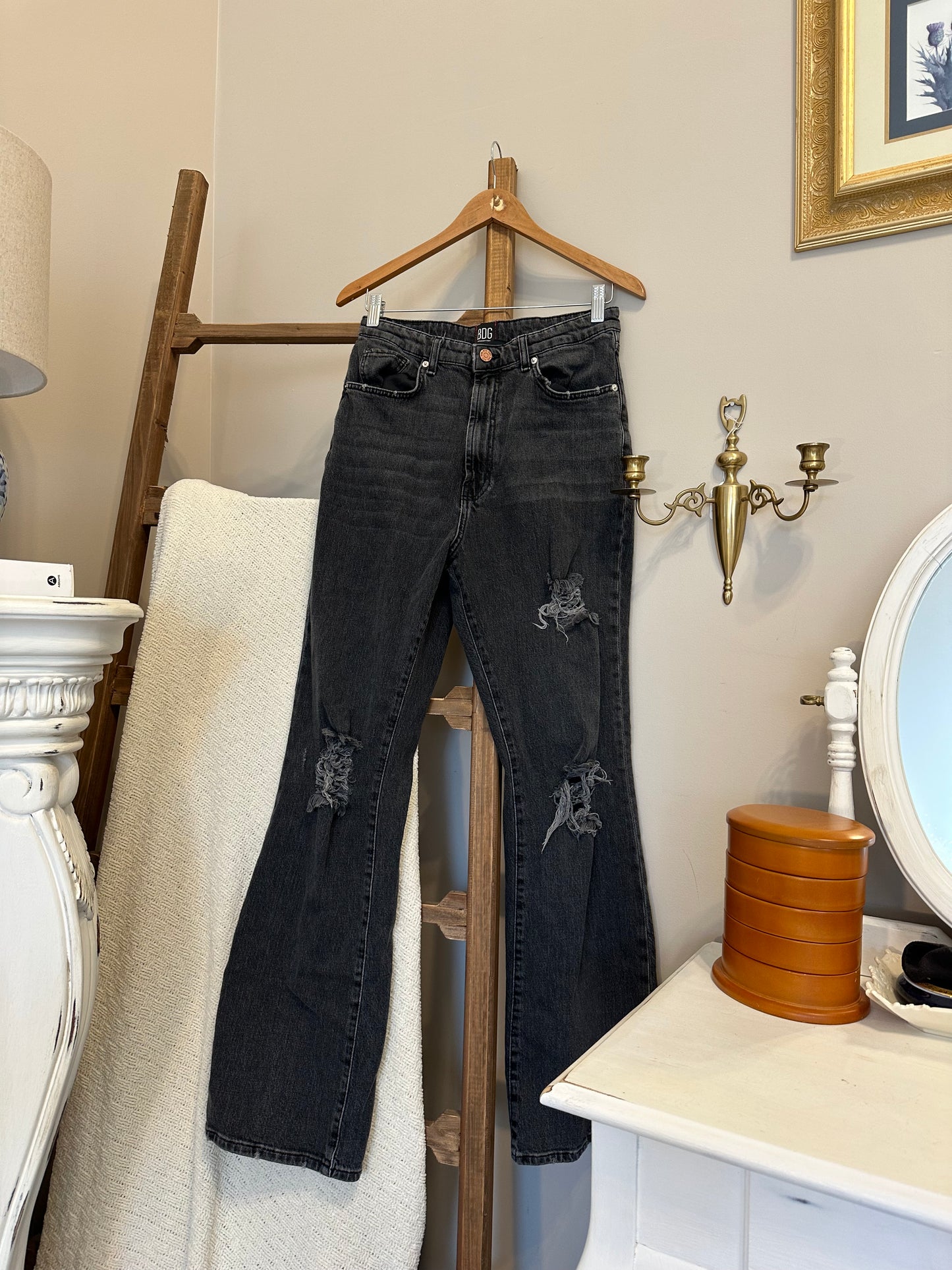 BDG Straight High Rise Flare Jeans