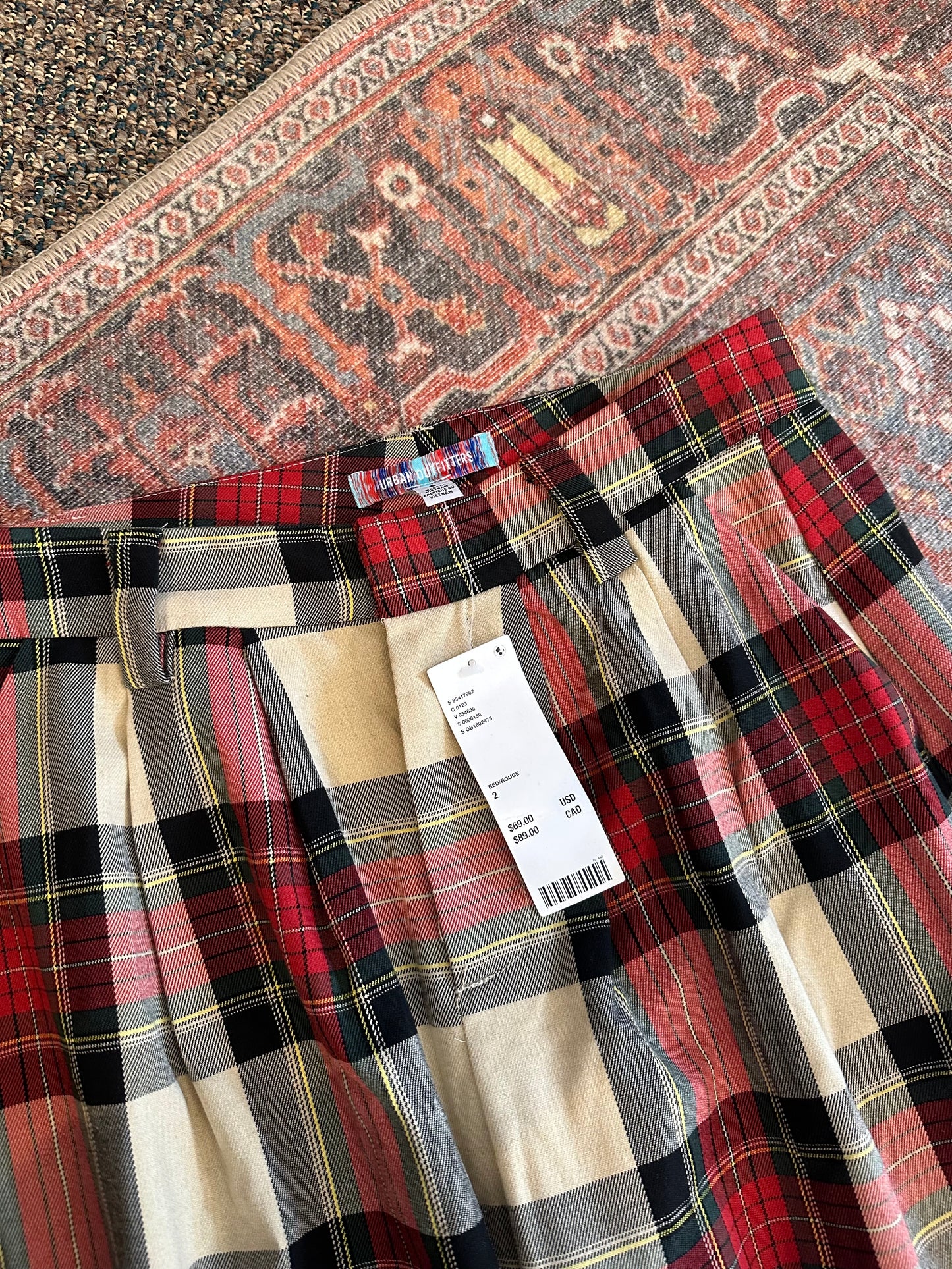 Urban Plaid Trouser Pants