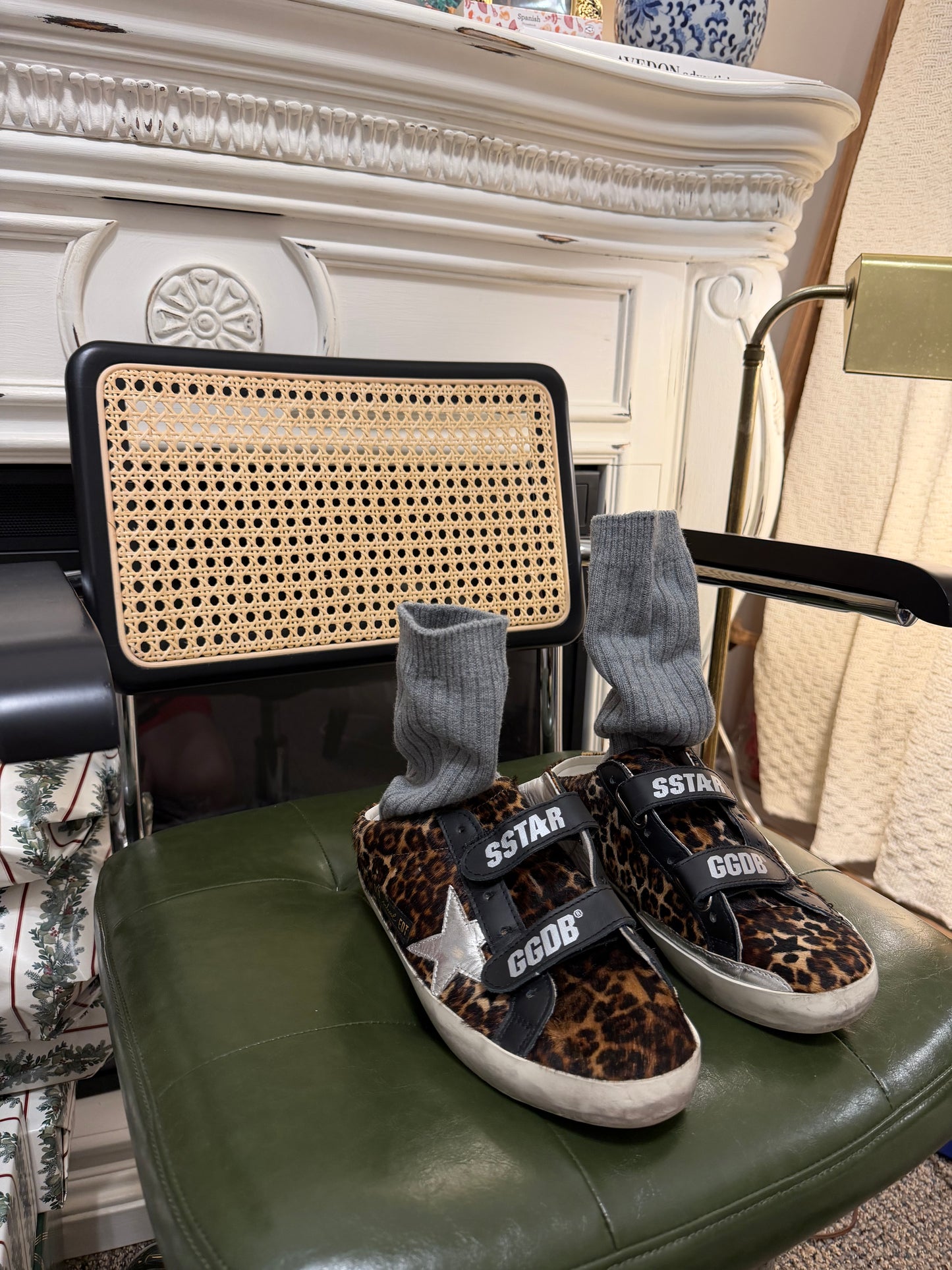 Golden Goose Slide On Velcro Sneakers