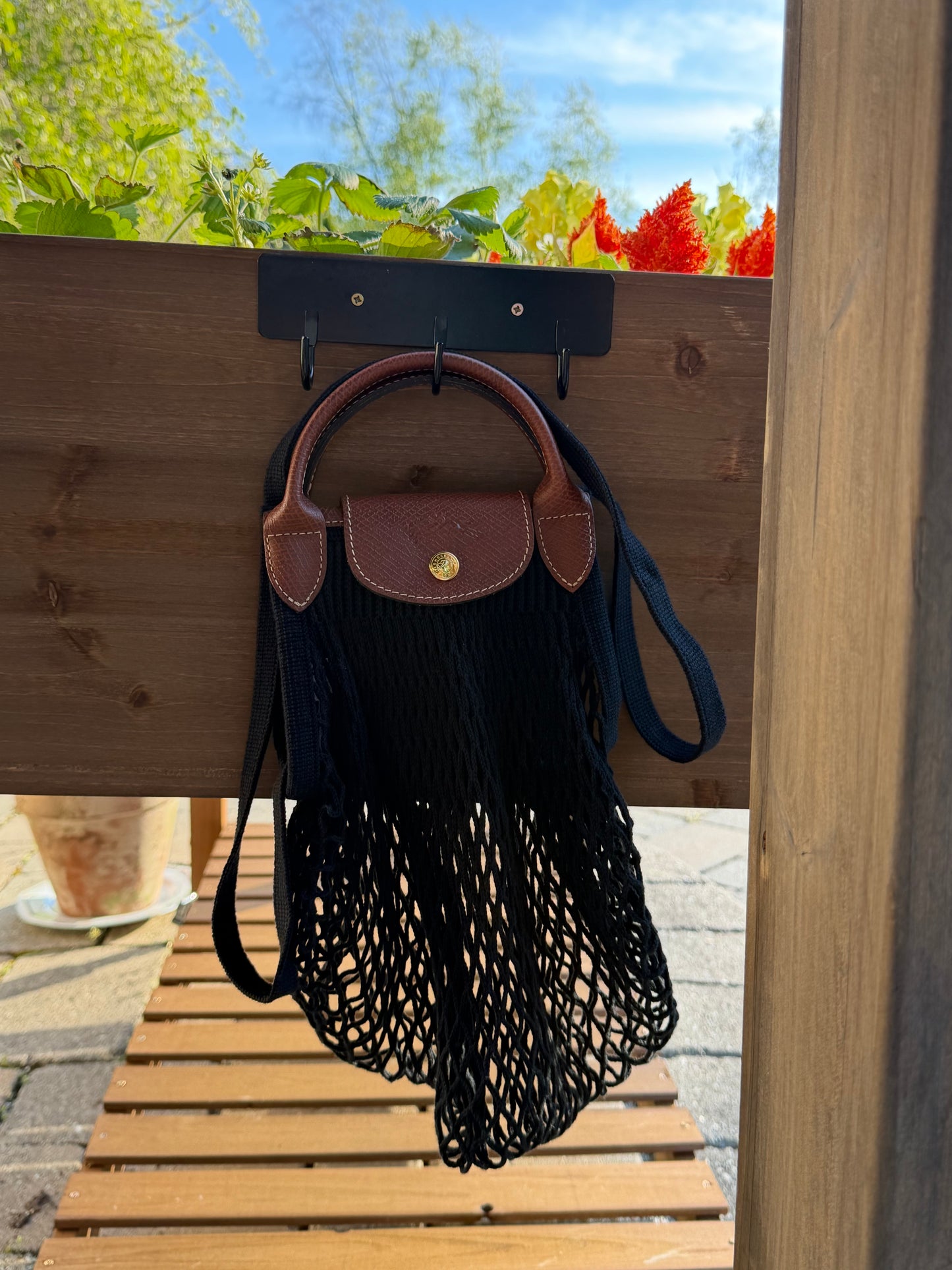 Longchamp Le Pliage Filet Mesh Bag