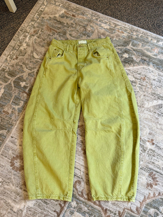 Free People Barrel Jeans