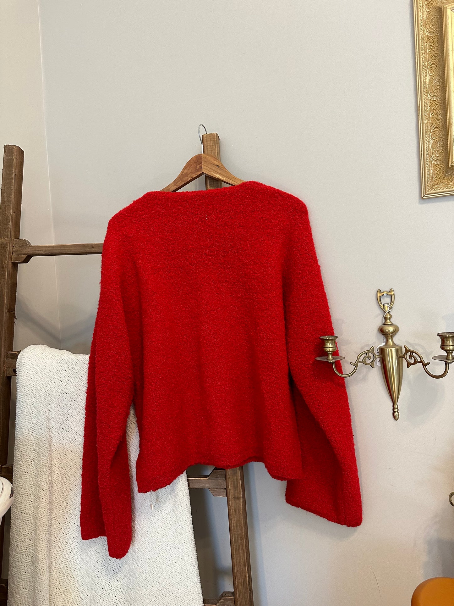 Red Oversized Sweater