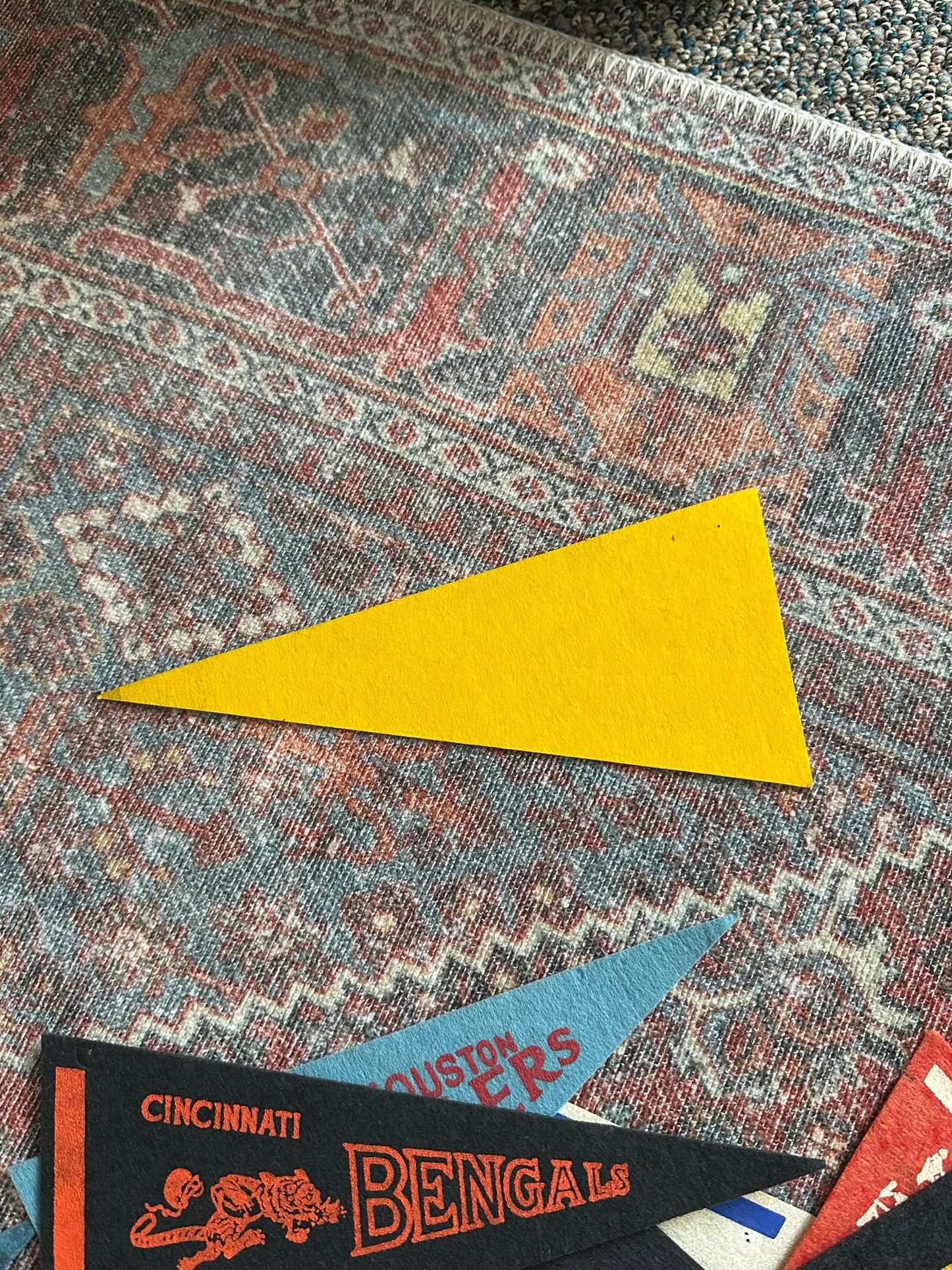 Kansas City Chiefs Vintage NFL Mini Felt Pennants 1960s-70s