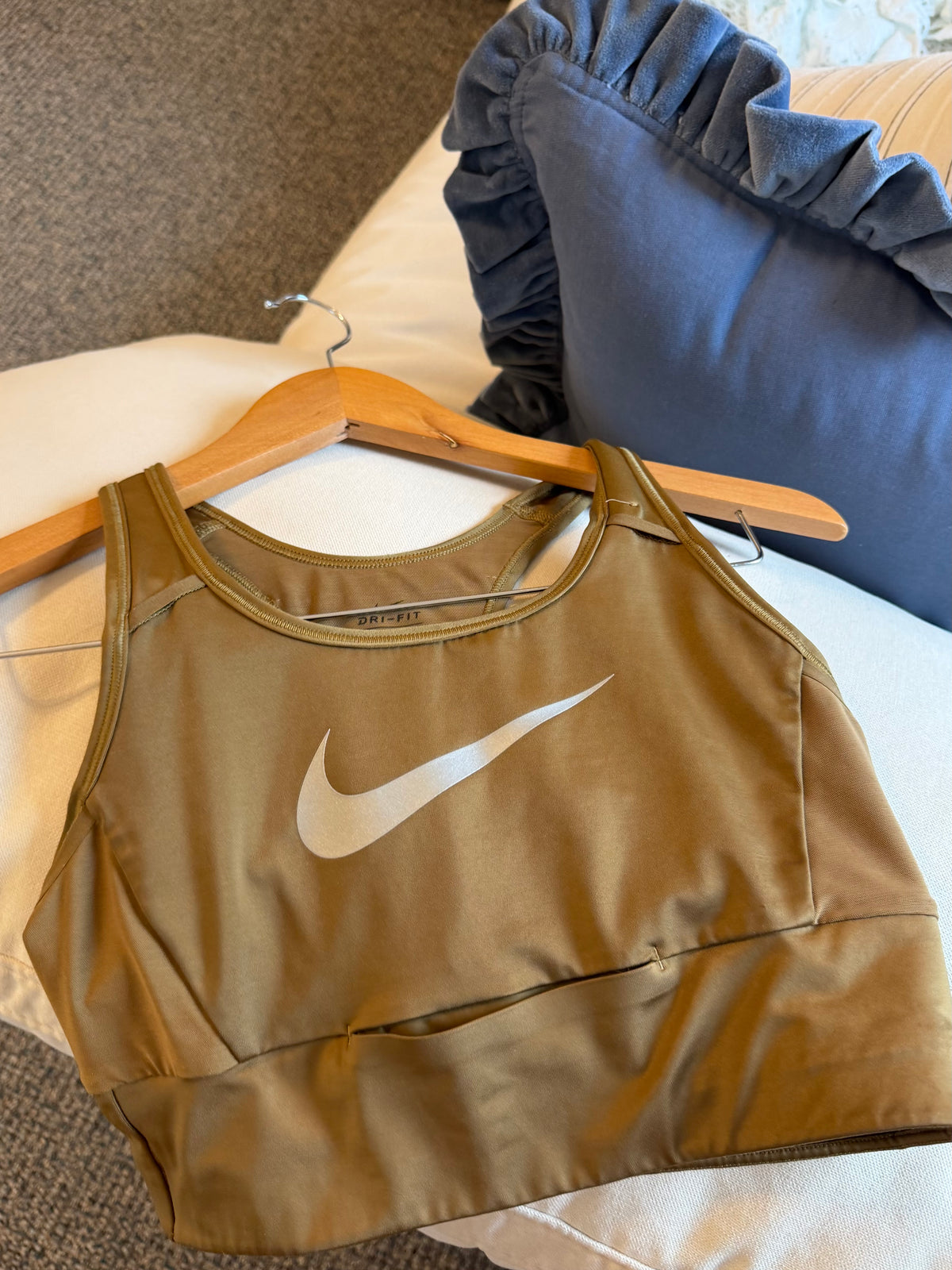 Nike Olive Sports Bra
