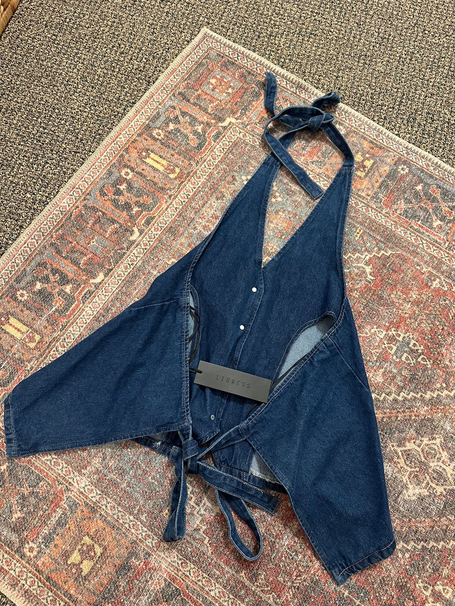 Lioness Open Back Jean Top