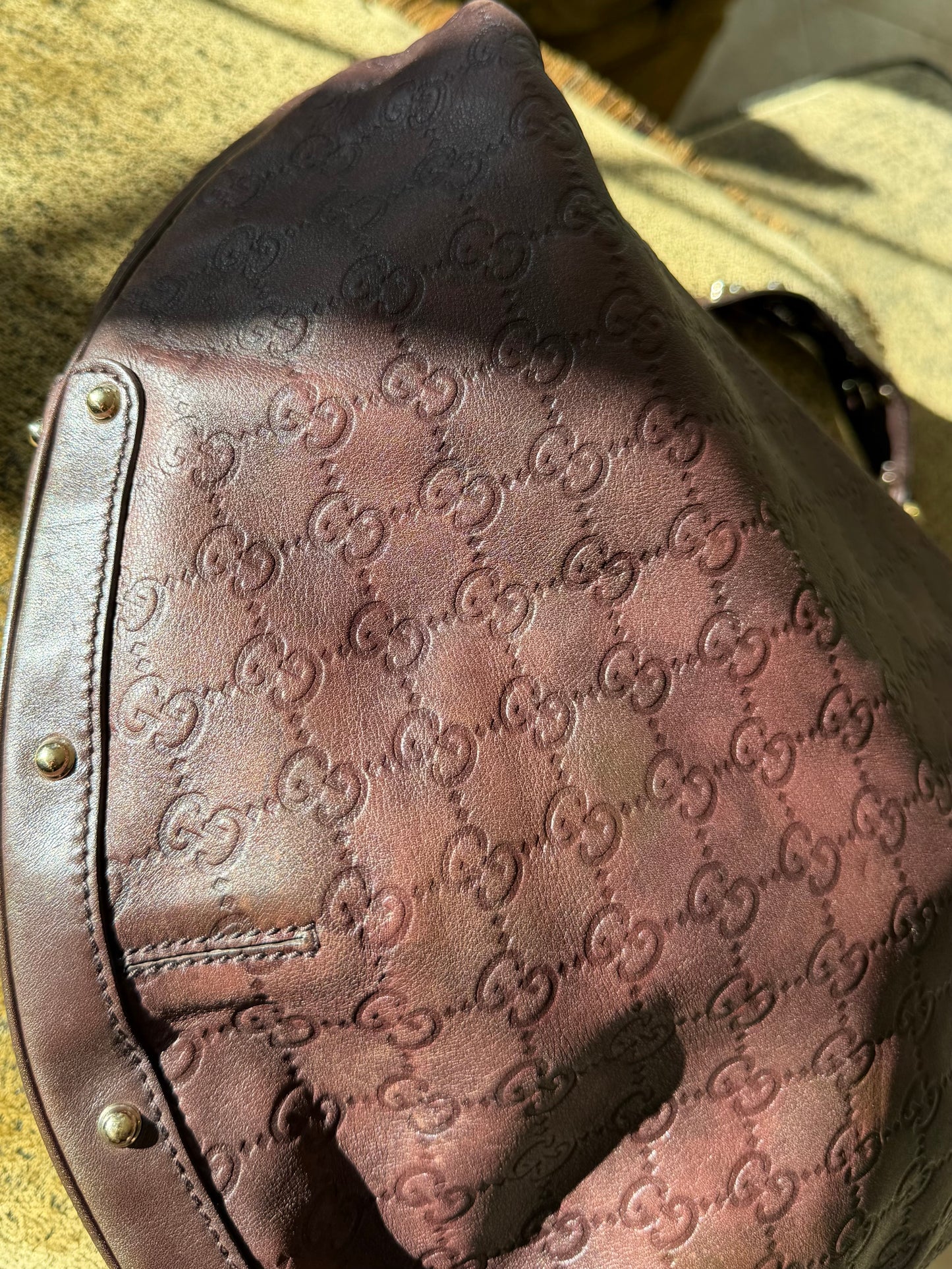 Gucci Guccissima Biba Hobo Bag