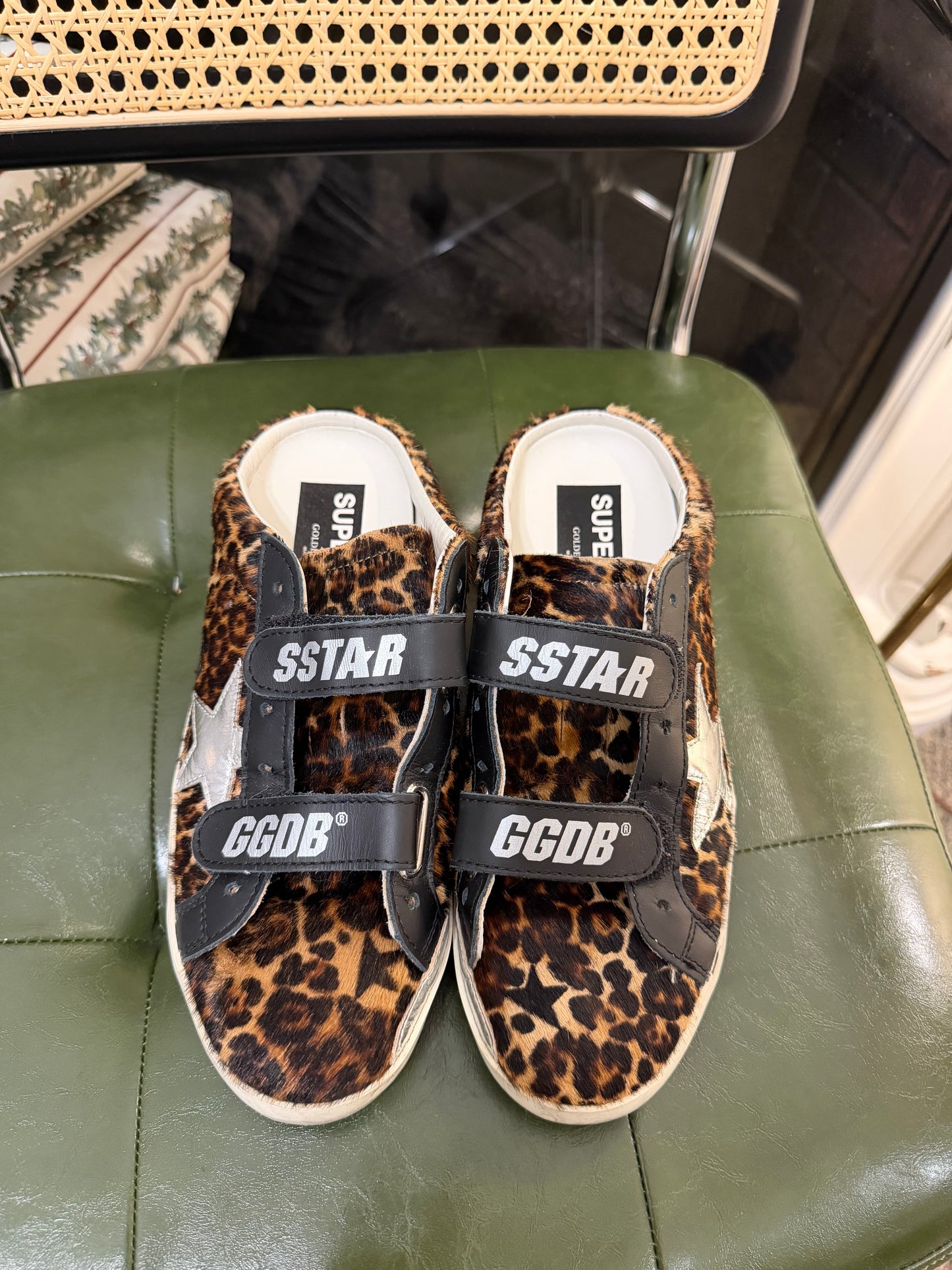 Golden Goose Slide On Velcro Sneakers