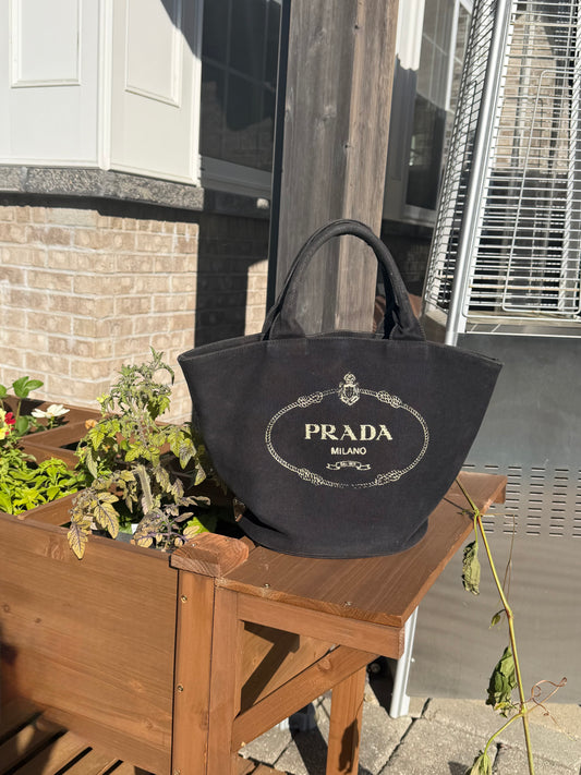 Prada Canvas Tote