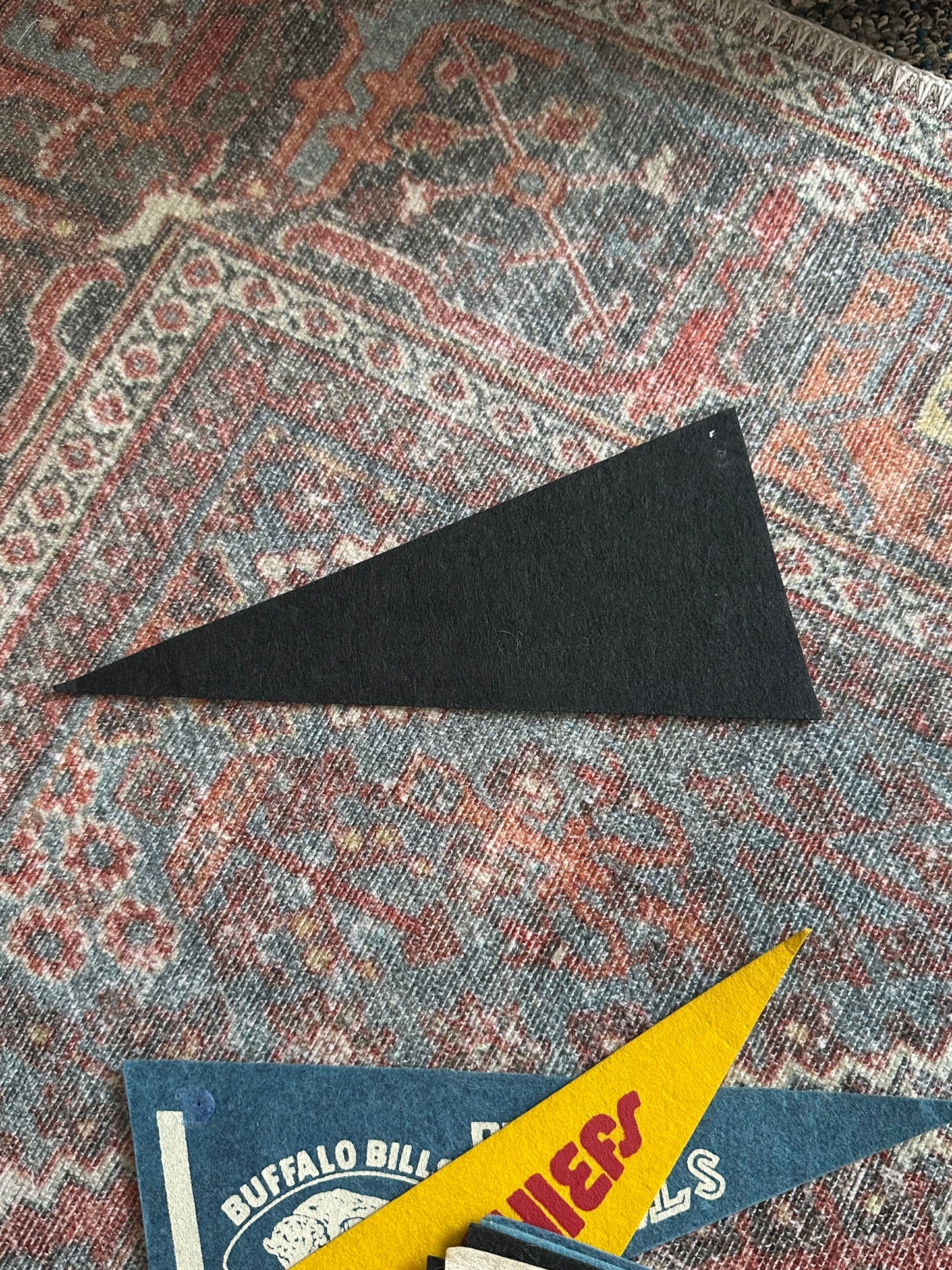 Pittsburgh Steelers Vintage NFL Mini Felt Pennants 1960s-70s