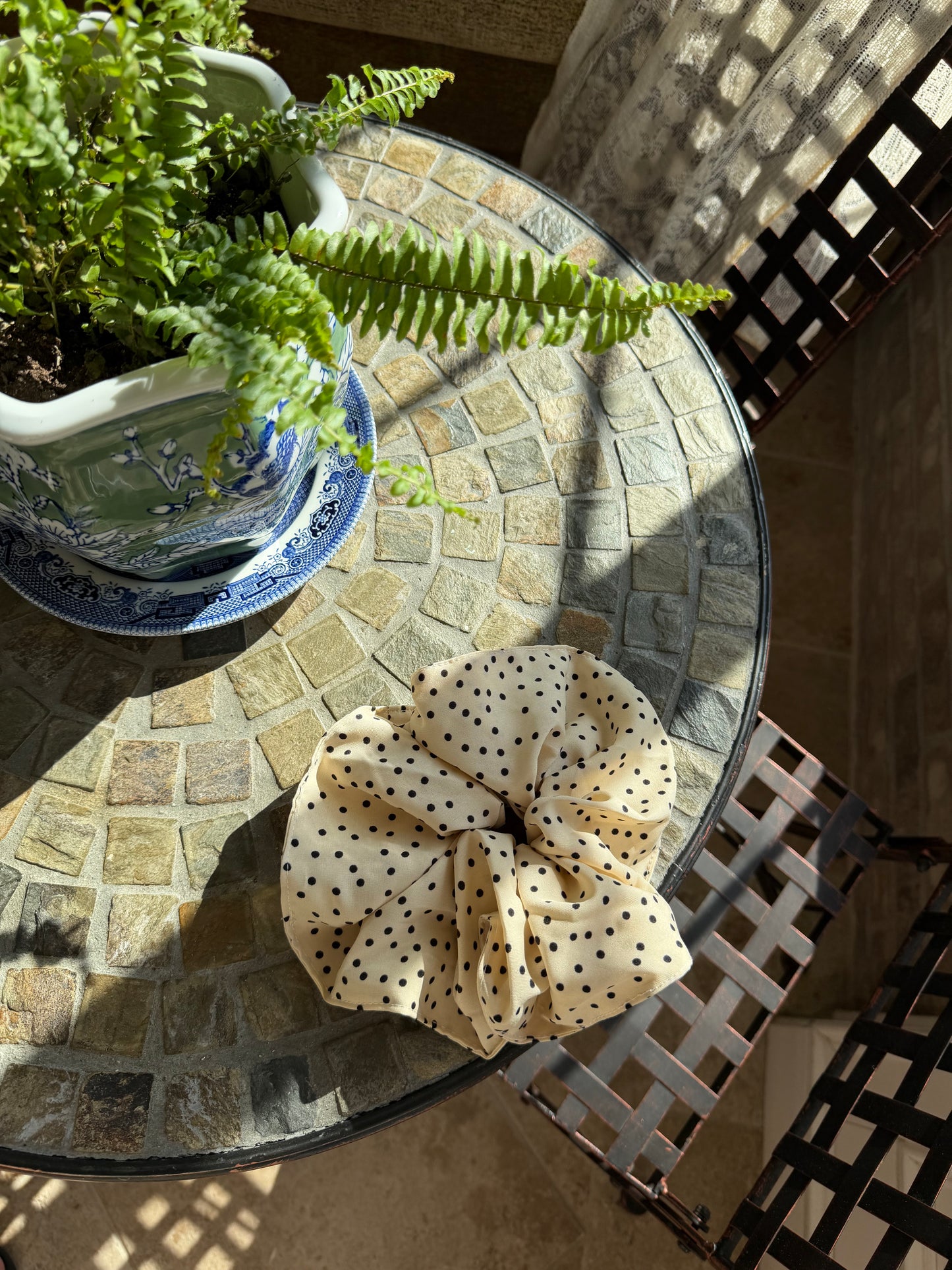 Big Polka Dot Scrunchie